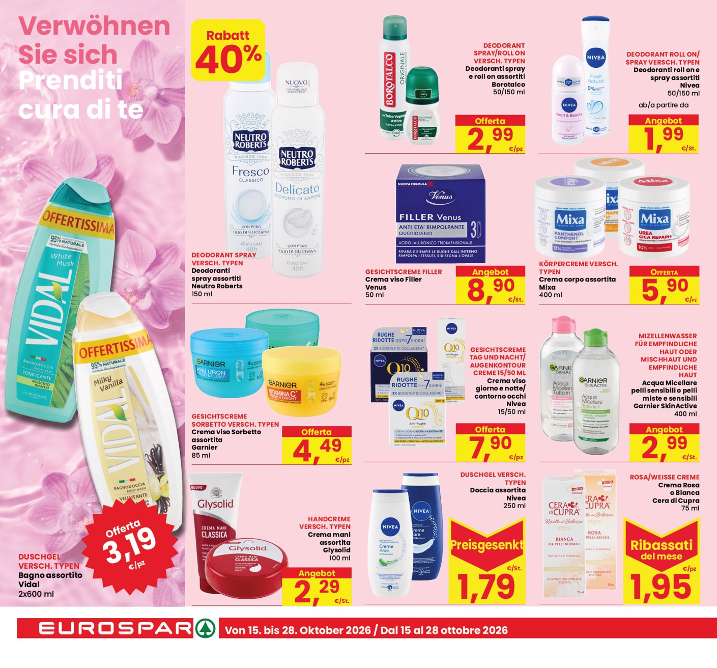 eurospar - Volantino attuale di Eurospar - Deutch valido dal giovedì 15/10/2026 al mercoledì 28/10/2026 - page: 20