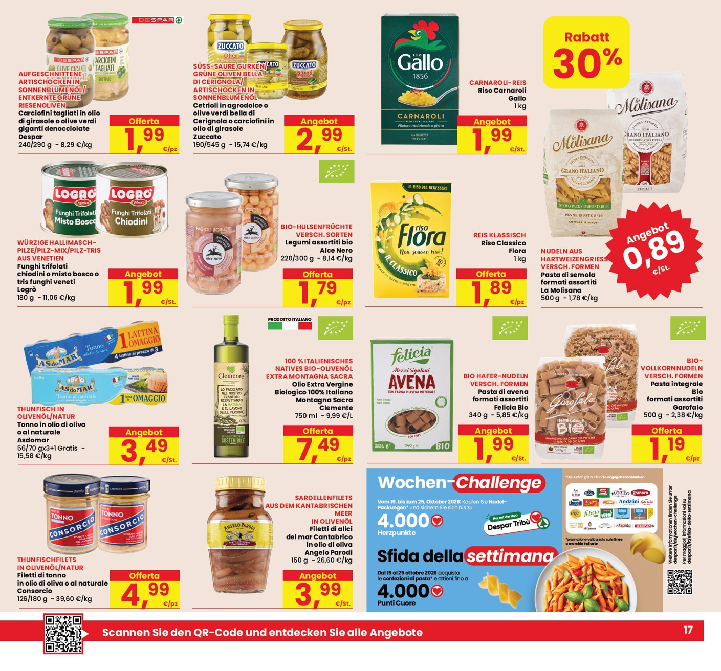eurospar - Volantino attuale di Eurospar - Deutch valido dal giovedì 15/10/2026 al mercoledì 28/10/2026 - page: 17