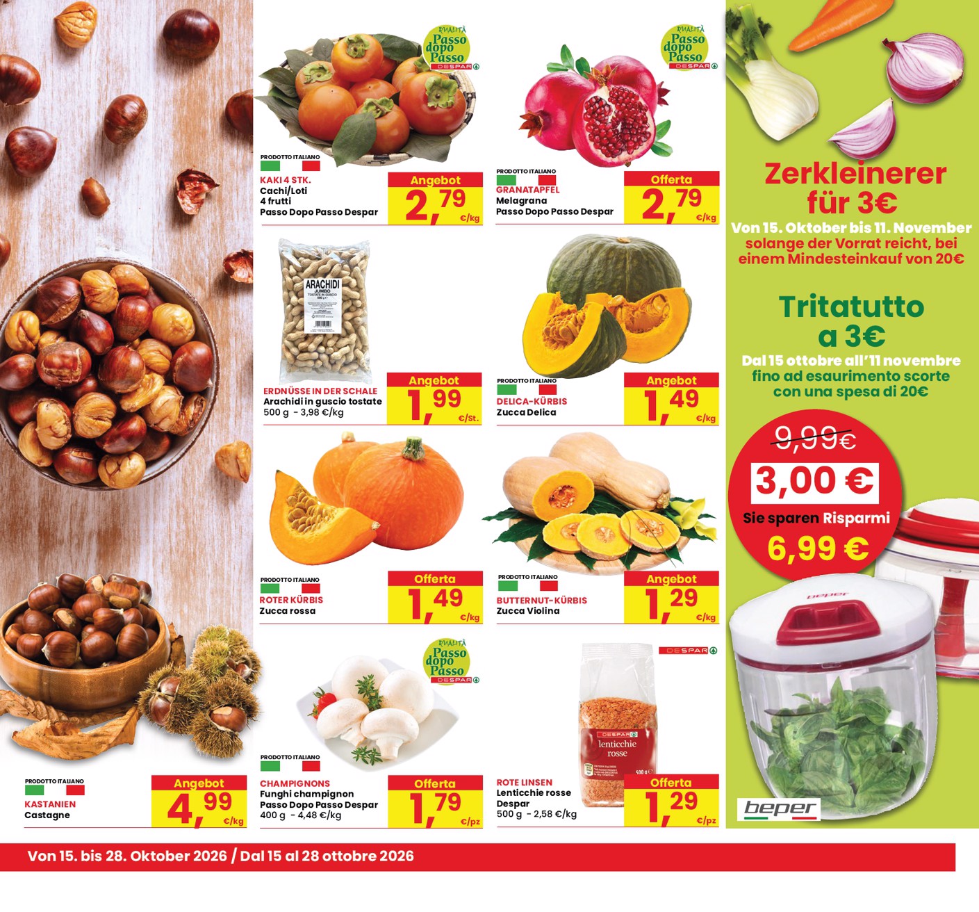 eurospar - Volantino attuale di Eurospar - Deutch valido dal giovedì 15/10/2026 al mercoledì 28/10/2026 - page: 7