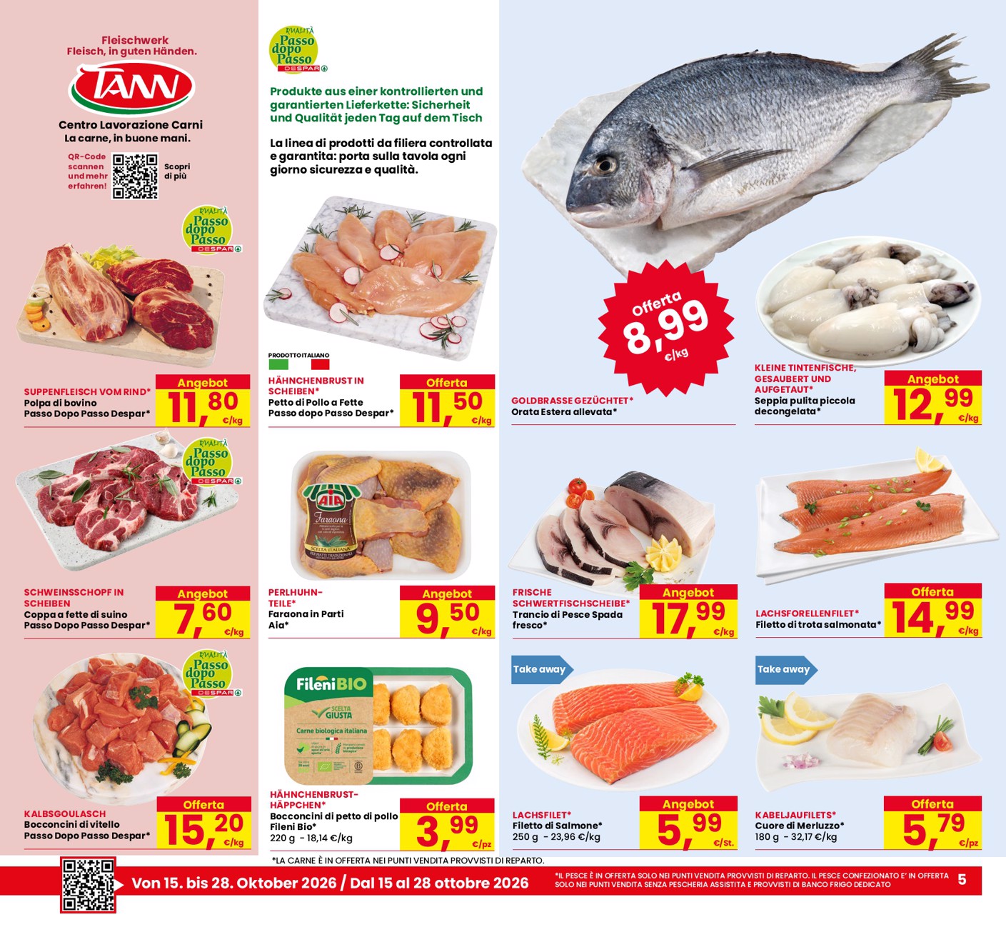 eurospar - Volantino attuale di Eurospar - Deutch valido dal giovedì 15/10/2026 al mercoledì 28/10/2026 - page: 5