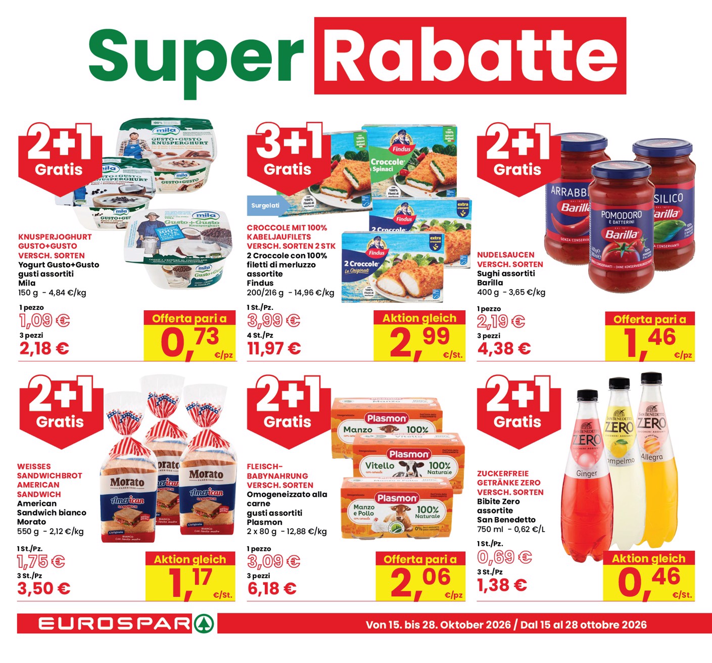 eurospar - Volantino attuale di Eurospar - Bozen, Bolzano valido dal giovedì 15/10/2026 al mercoledì 28/10/2026 - page: 4