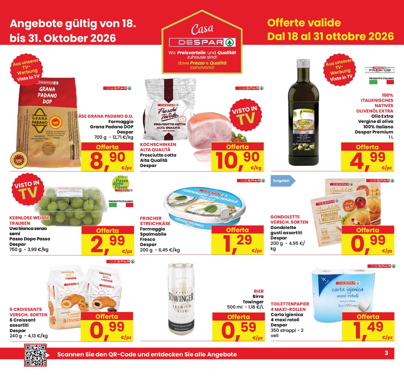 eurospar - Volantino attuale di Eurospar - Bozen, Bolzano valido dal giovedì 15/10/2026 al mercoledì 28/10/2026 - page: 3