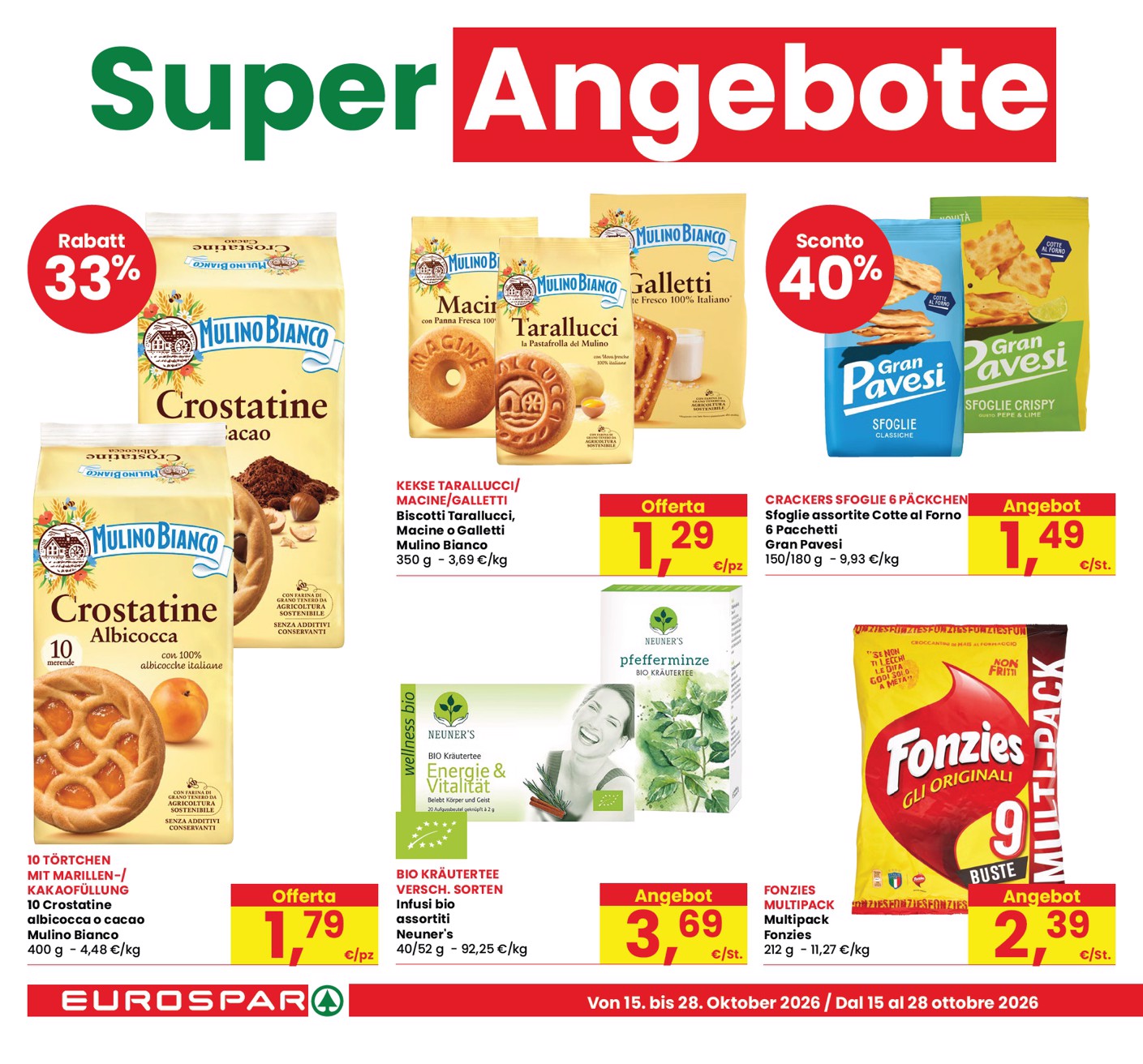 eurospar - Volantino attuale di Eurospar - Bozen, Bolzano valido dal giovedì 15/10/2026 al mercoledì 28/10/2026 - page: 12