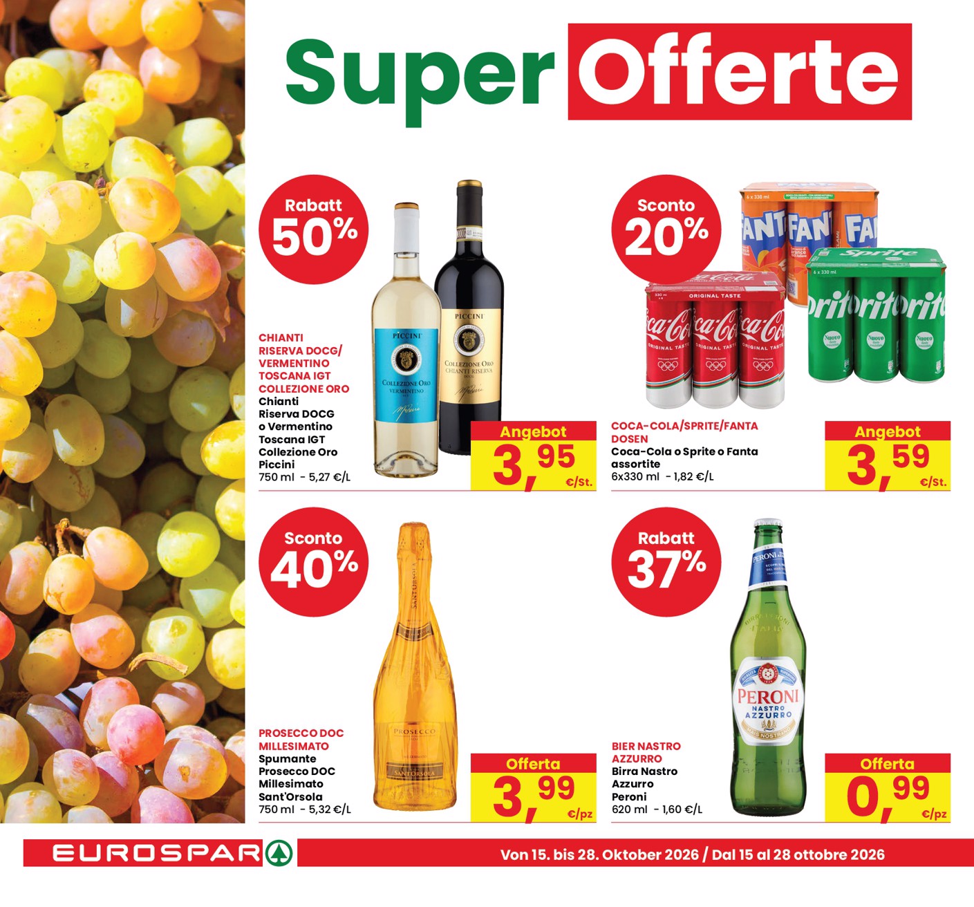 eurospar - Volantino attuale di Eurospar - Bozen, Bolzano valido dal giovedì 15/10/2026 al mercoledì 28/10/2026 - page: 14