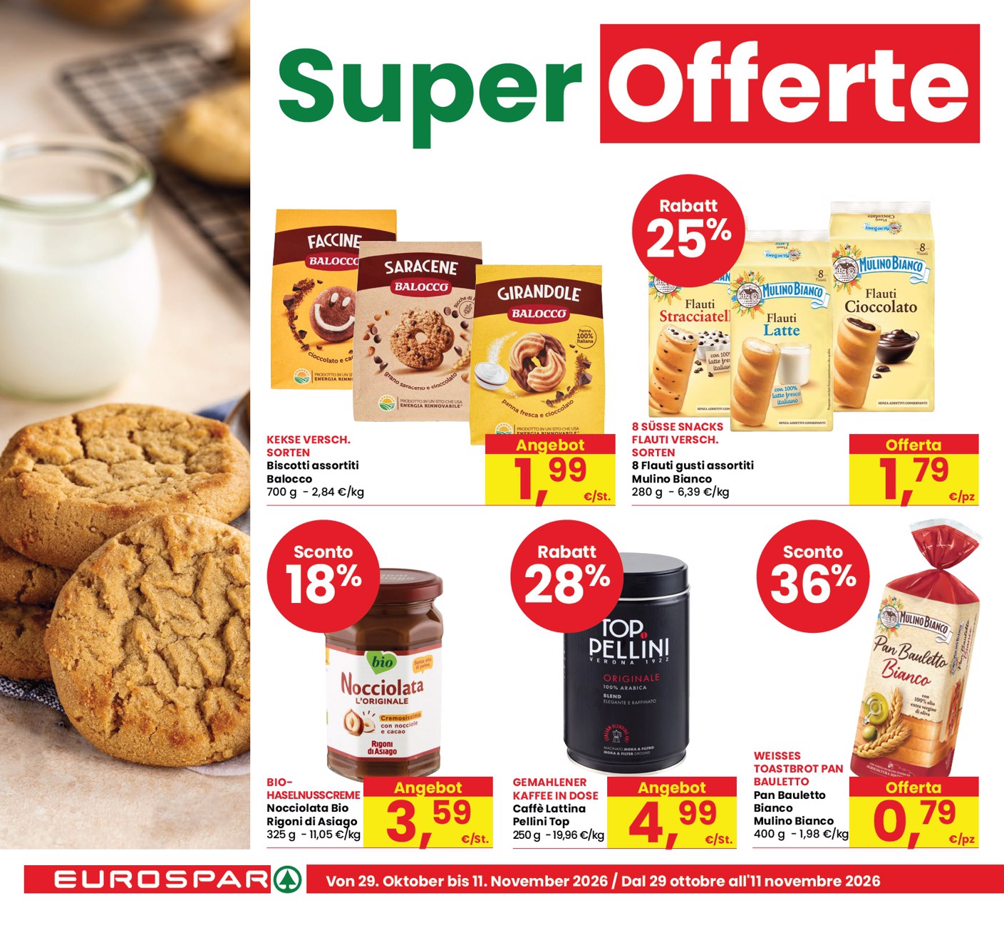 eurospar - Volantino attuale di Eurospar - Bozen, Bolzano valido dal giovedì 29/10/2026 al mercoledì 11/11/2026 - page: 12