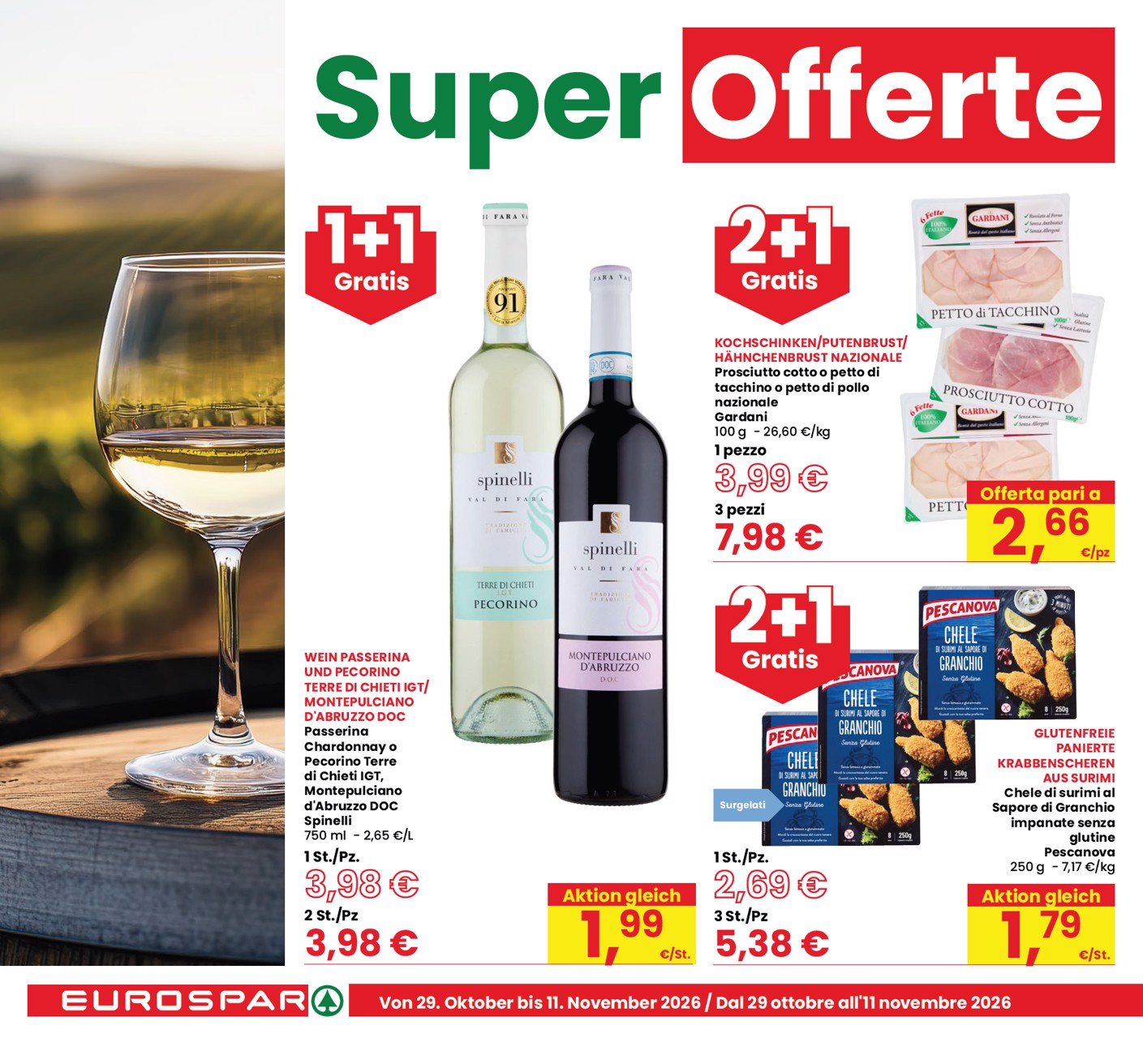eurospar - Volantino attuale di Eurospar - Bozen, Bolzano valido dal giovedì 29/10/2026 al mercoledì 11/11/2026 - page: 2