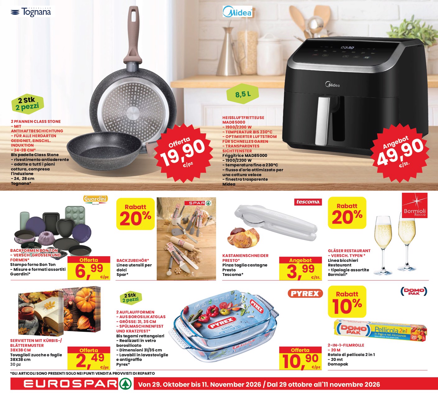 eurospar - Volantino attuale di Eurospar - Deutch valido dal giovedì 29/10/2026 al mercoledì 11/11/2026 - page: 20