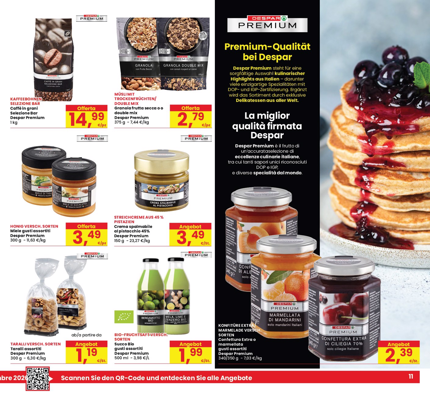 eurospar - Volantino attuale di Eurospar - Deutch valido dal giovedì 29/10/2026 al mercoledì 11/11/2026 - page: 11
