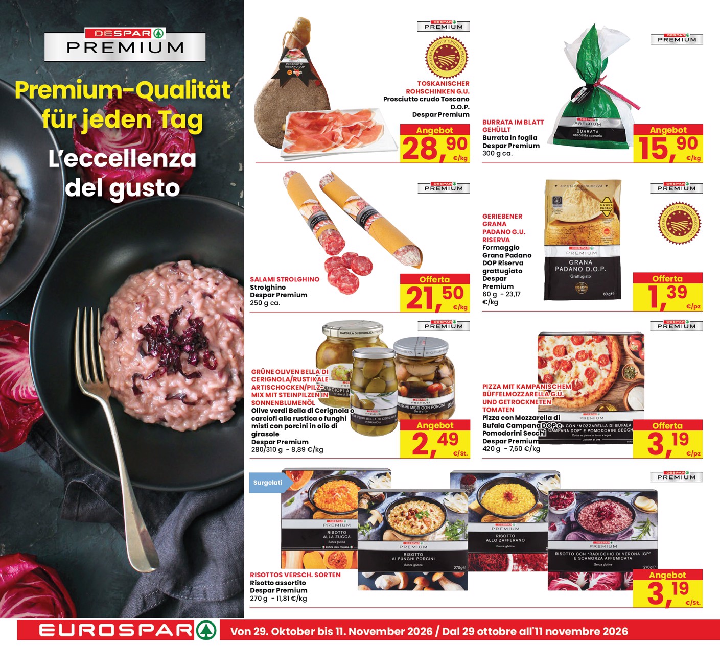 eurospar - Volantino attuale di Eurospar - Deutch valido dal giovedì 29/10/2026 al mercoledì 11/11/2026 - page: 10