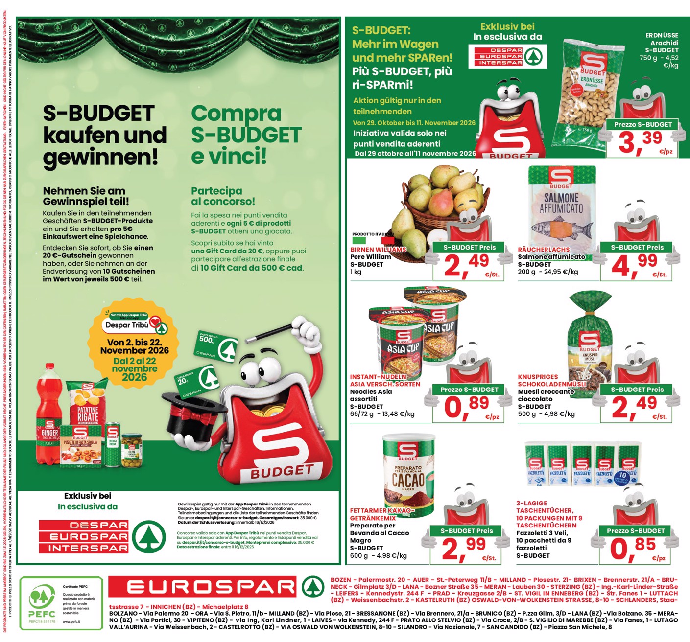 eurospar - Volantino attuale di Eurospar - Deutch valido dal giovedì 29/10/2026 al mercoledì 11/11/2026 - page: 24