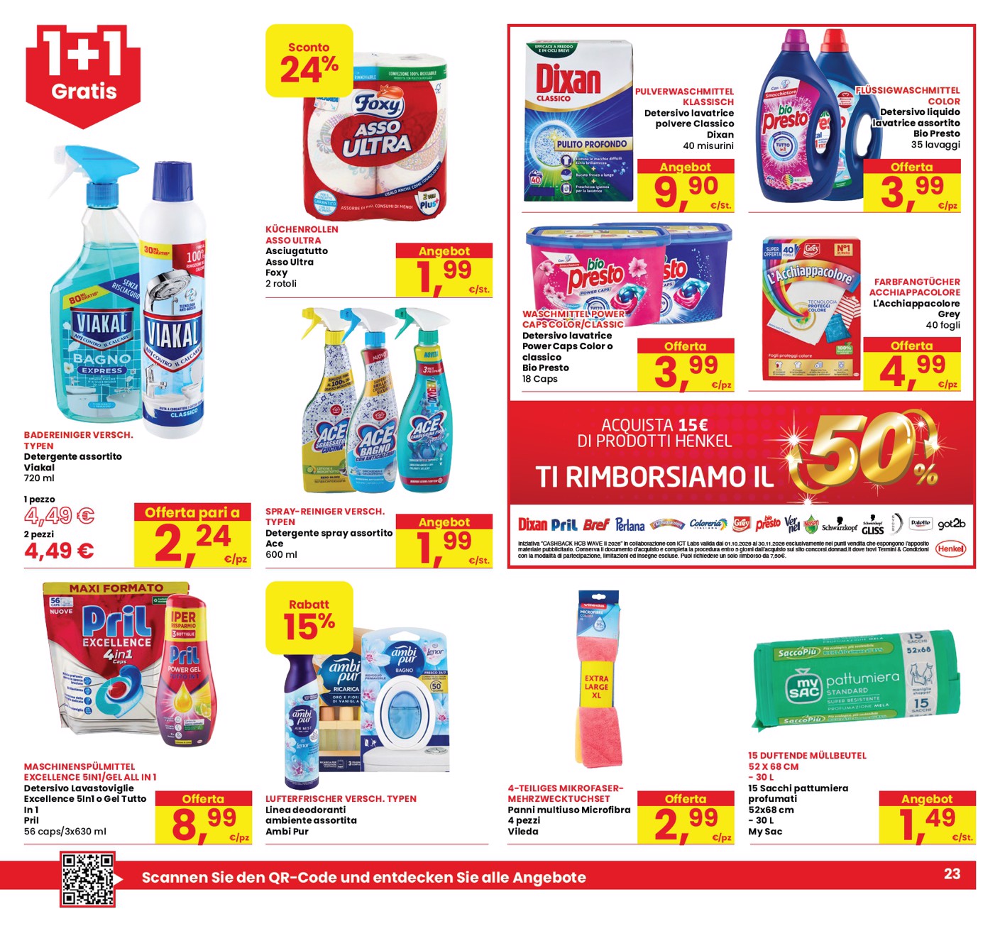 eurospar - Volantino attuale di Eurospar - Deutch valido dal giovedì 29/10/2026 al mercoledì 11/11/2026 - page: 23