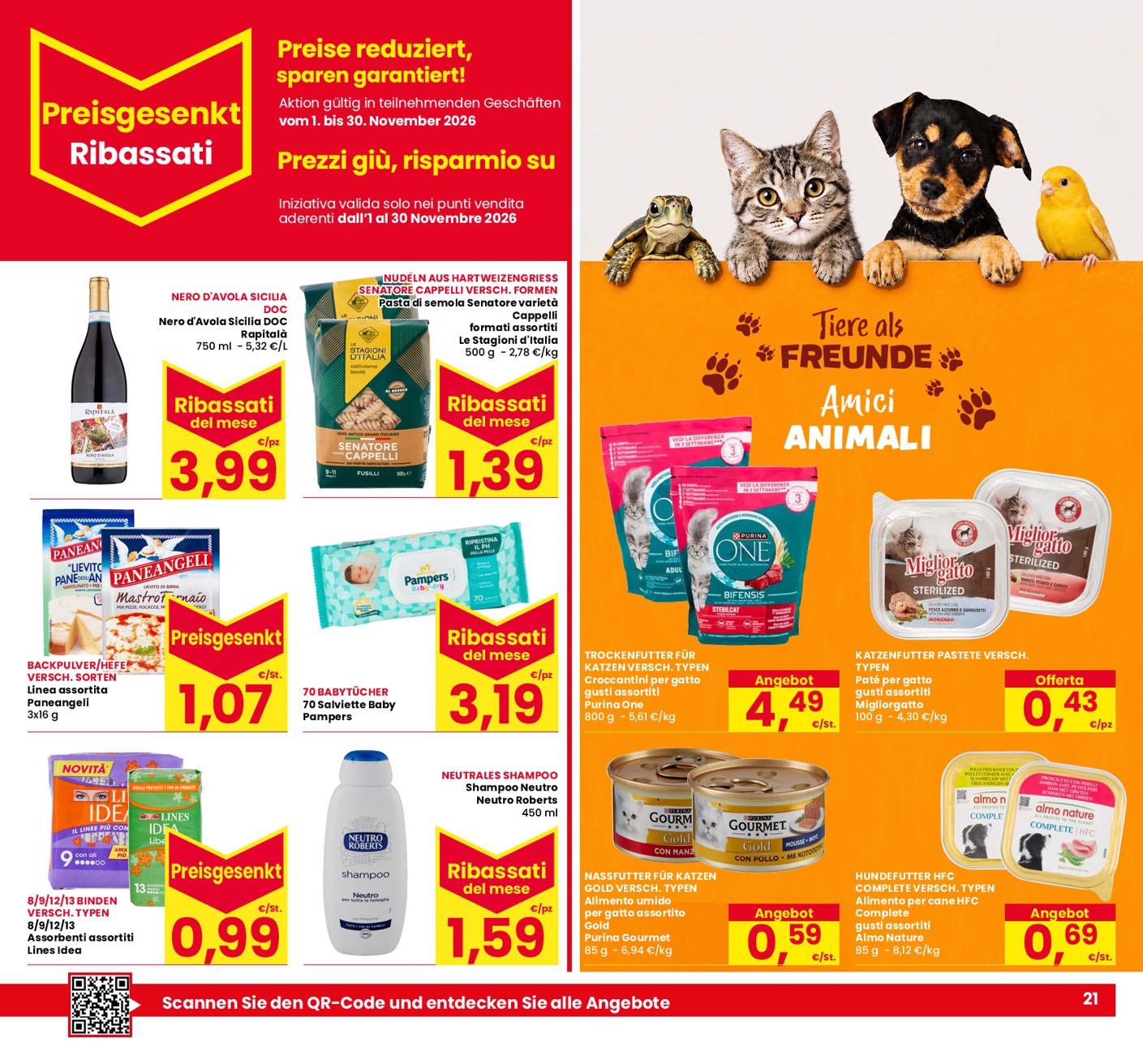 eurospar - Volantino attuale di Eurospar - Deutch valido dal giovedì 29/10/2026 al mercoledì 11/11/2026 - page: 21