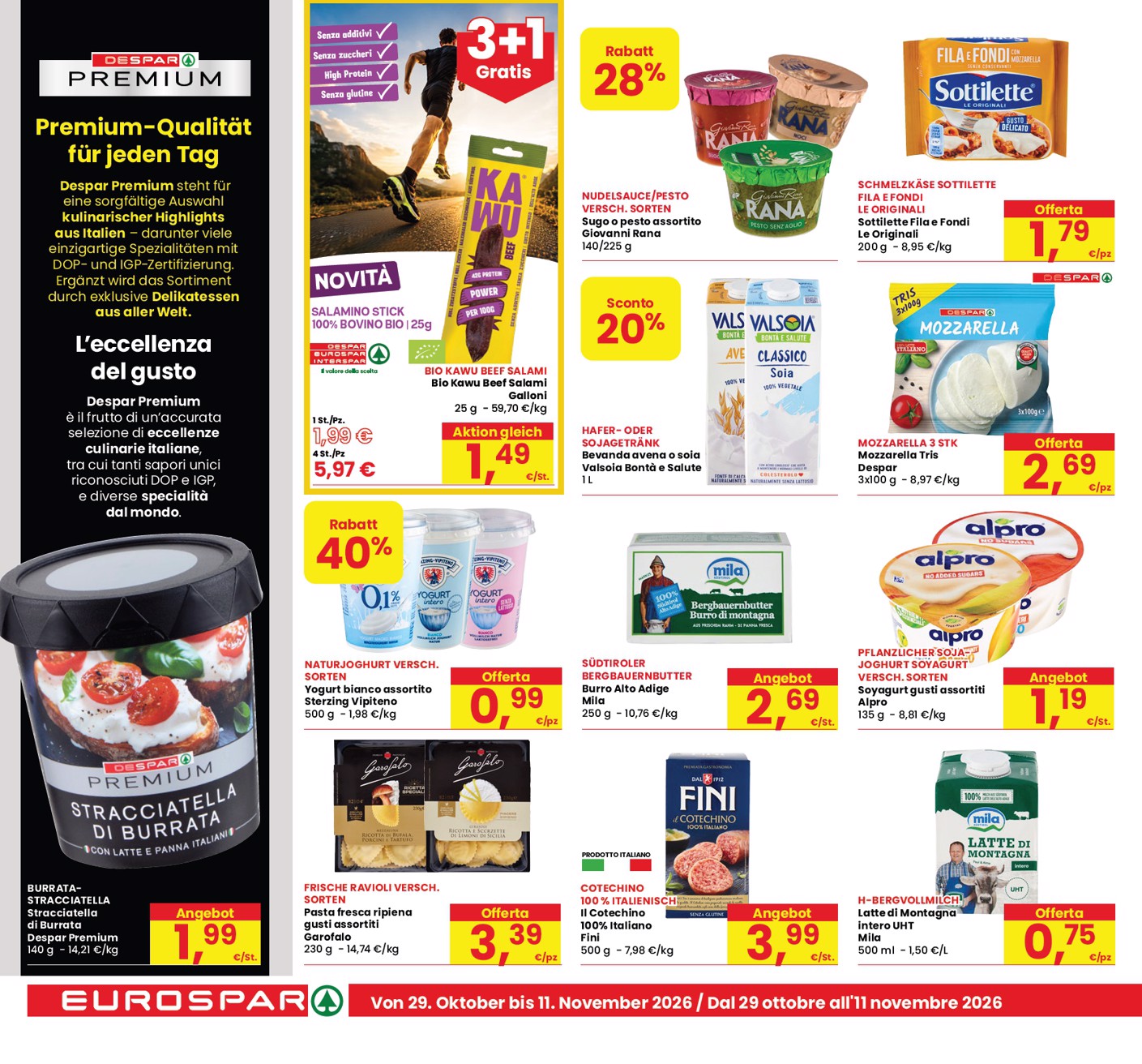 eurospar - Volantino attuale di Eurospar - Deutch valido dal giovedì 29/10/2026 al mercoledì 11/11/2026 - page: 8