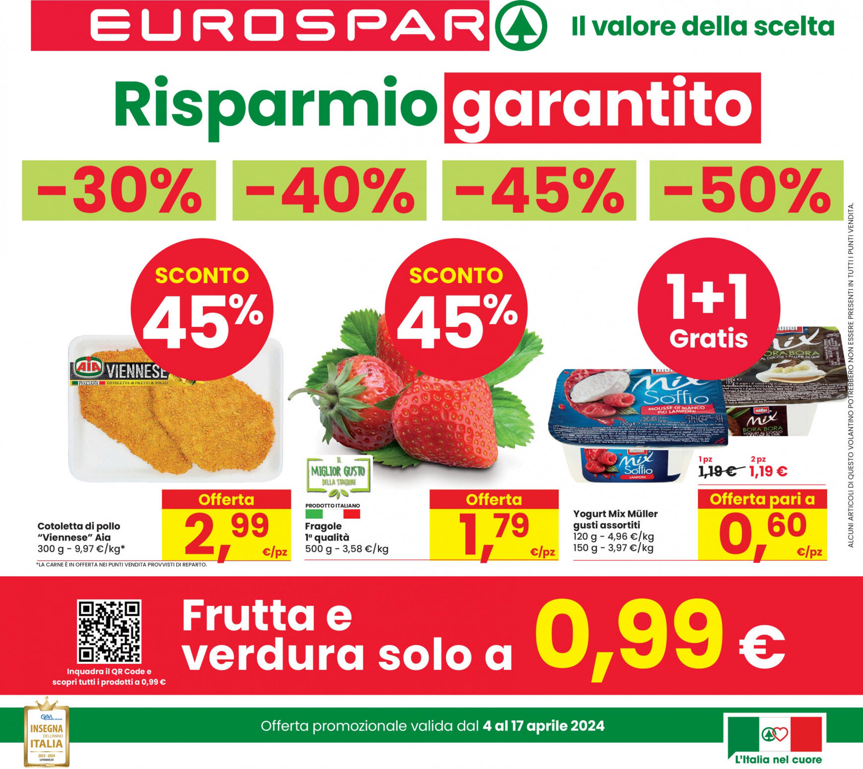 eurospar - Nuovo volantino Eurospar 04.04. - 17.04.