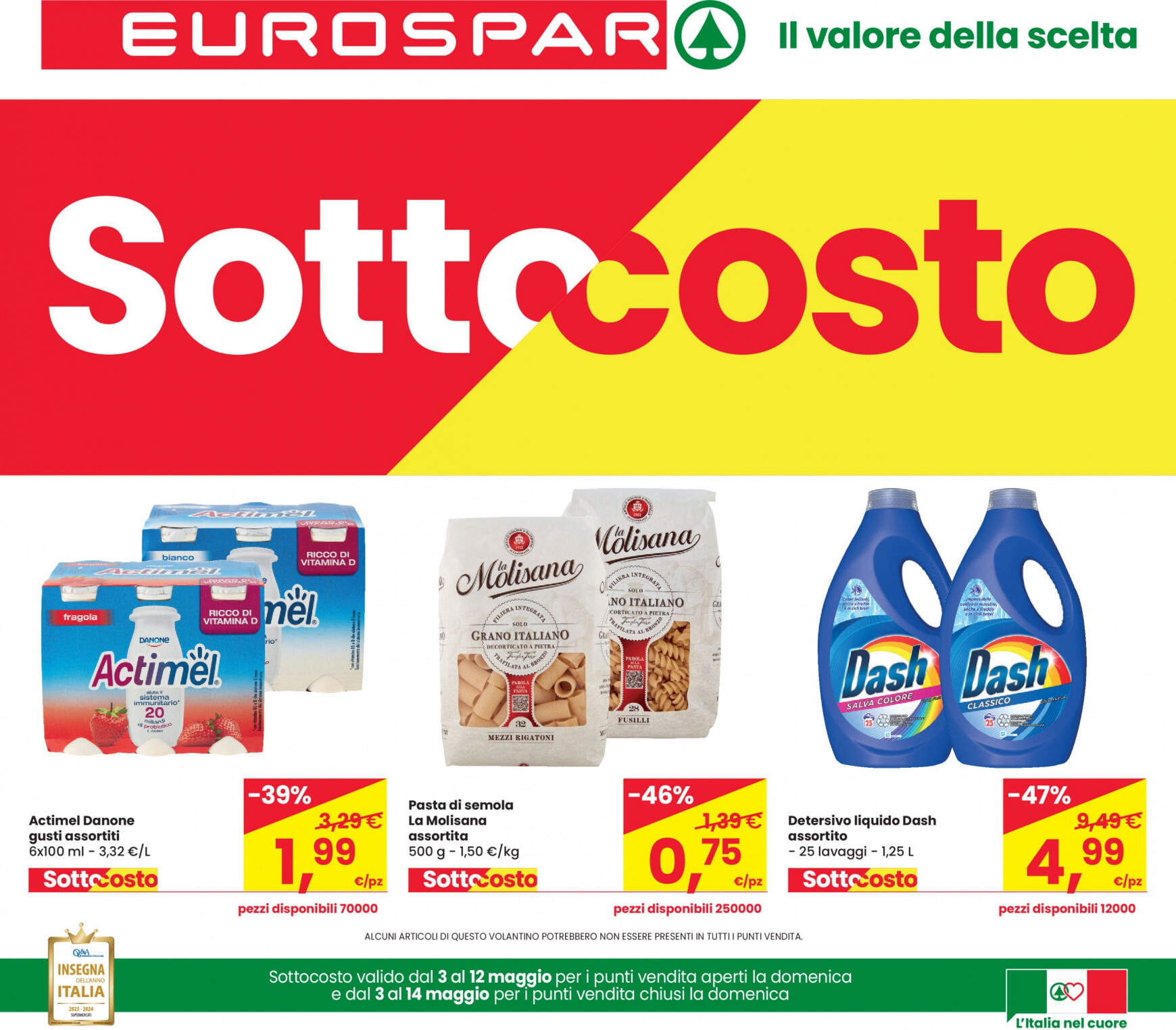 eurospar - Nuovo volantino Eurospar 03.05. - 15.05. - page: 1