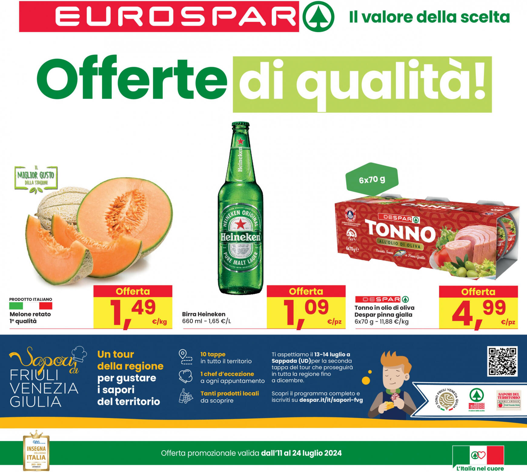 eurospar - Nuovo volantino Eurospar 11.07. - 24.07.