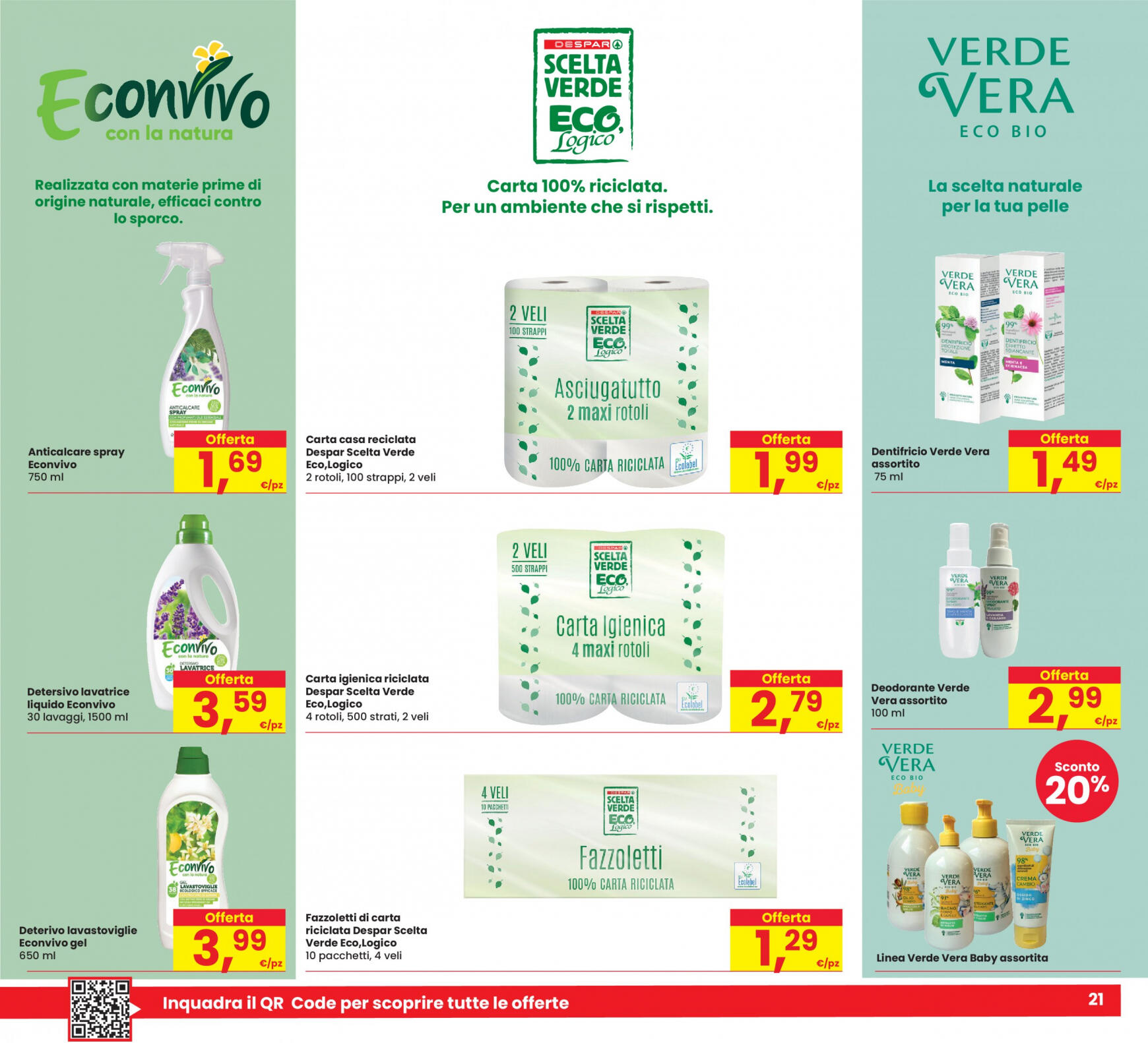 eurospar - Nuovo volantino Eurospar 25.07. - 07.08. - page: 21