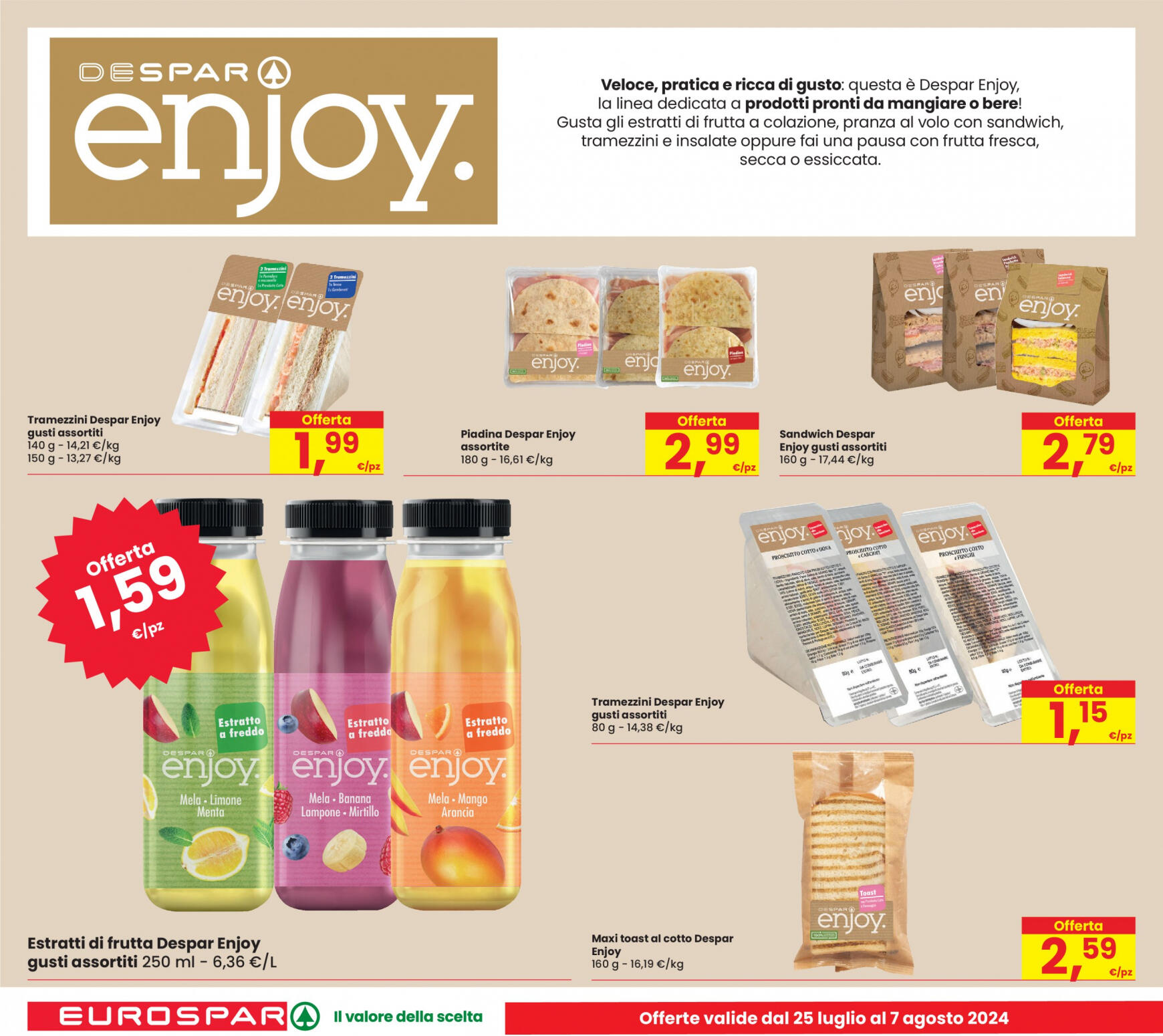 eurospar - Nuovo volantino Eurospar 25.07. - 07.08. - page: 8