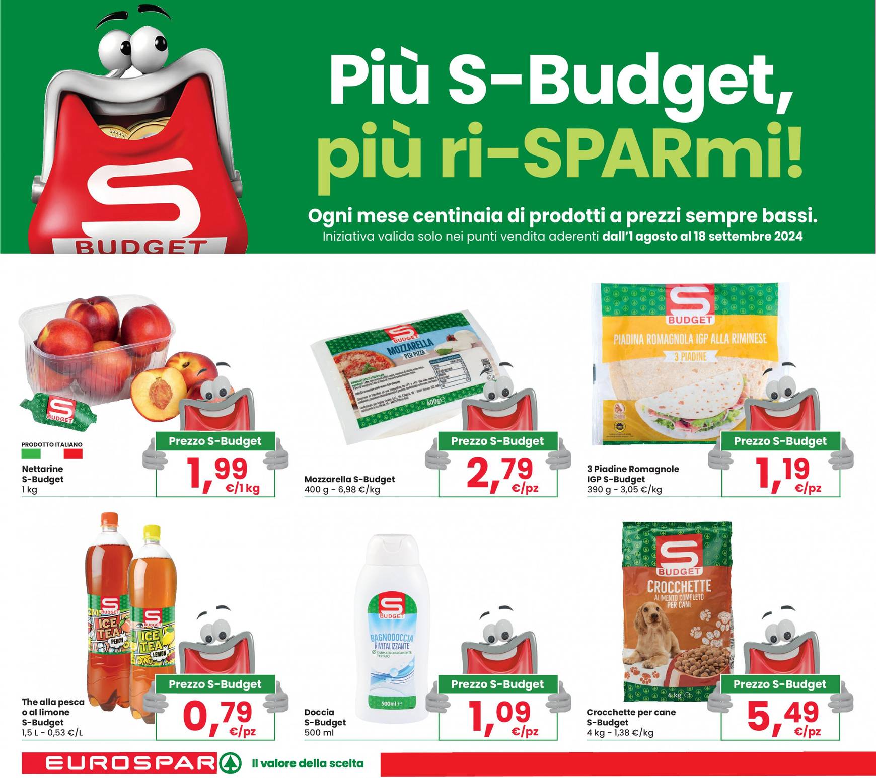 eurospar - Nuovo volantino Eurospar 22.08. - 04.09. - page: 6