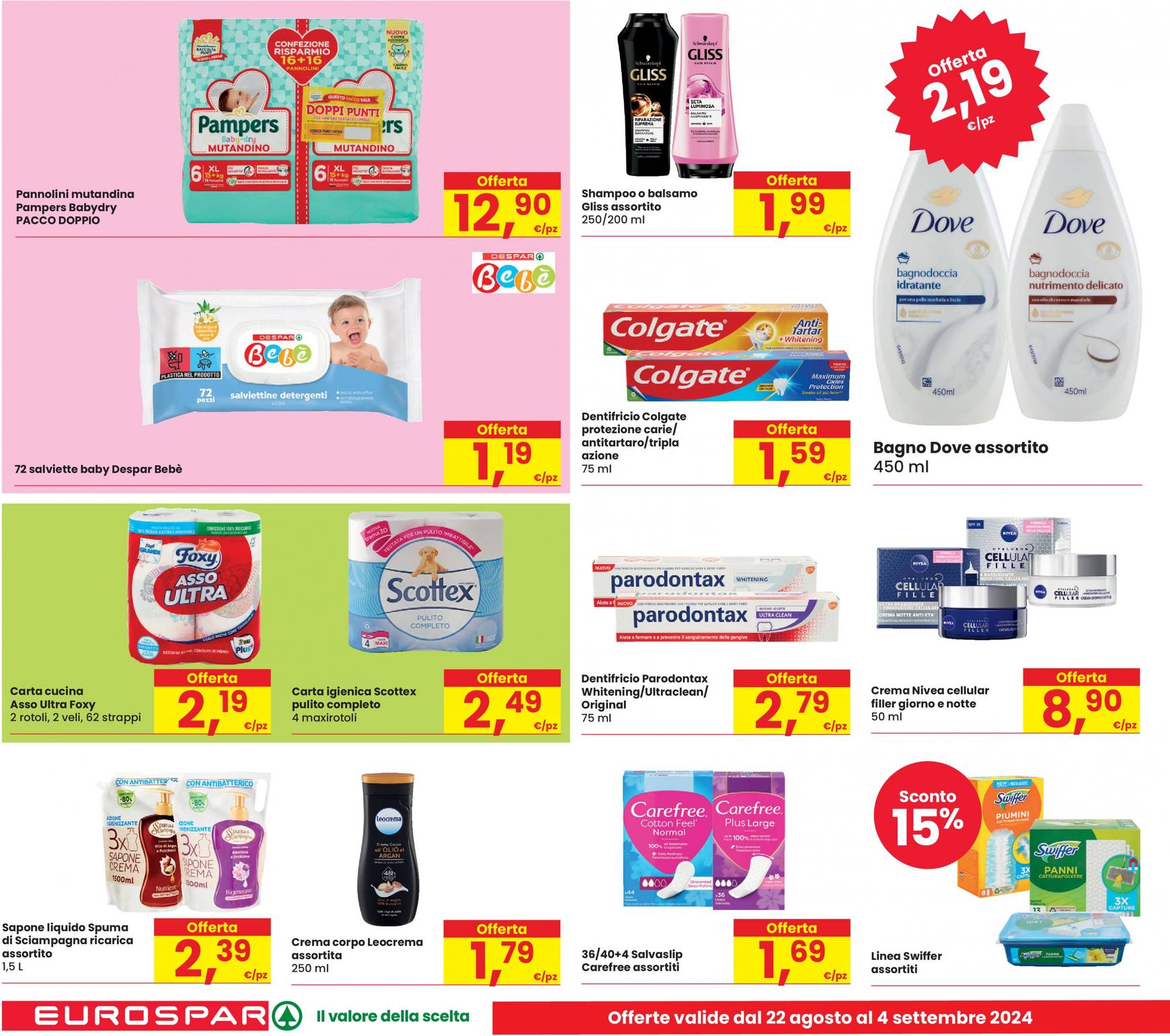 eurospar - Nuovo volantino Eurospar 22.08. - 04.09. - page: 20