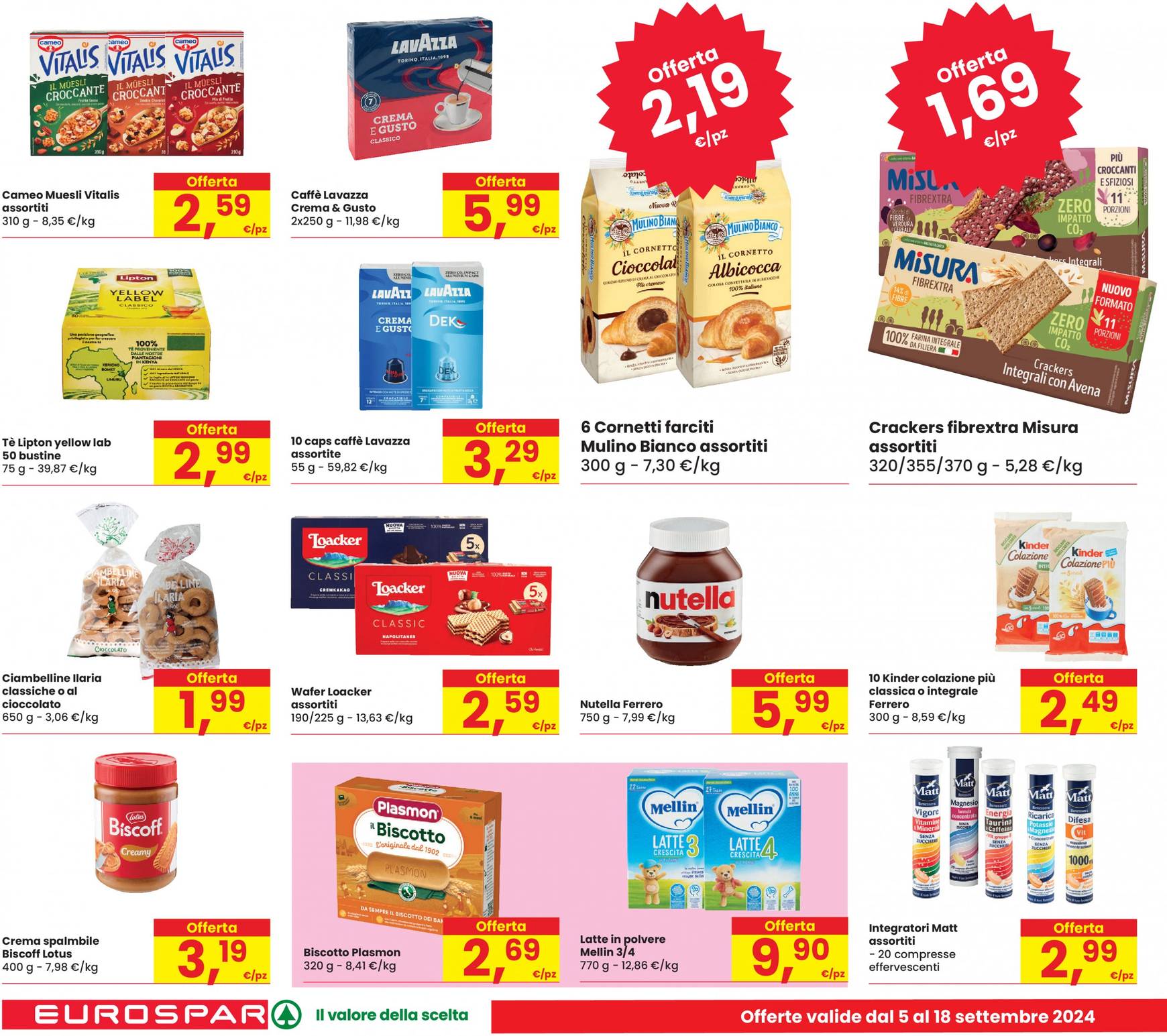 eurospar - Nuovo volantino Eurospar 05.09. - 18.09. - page: 18