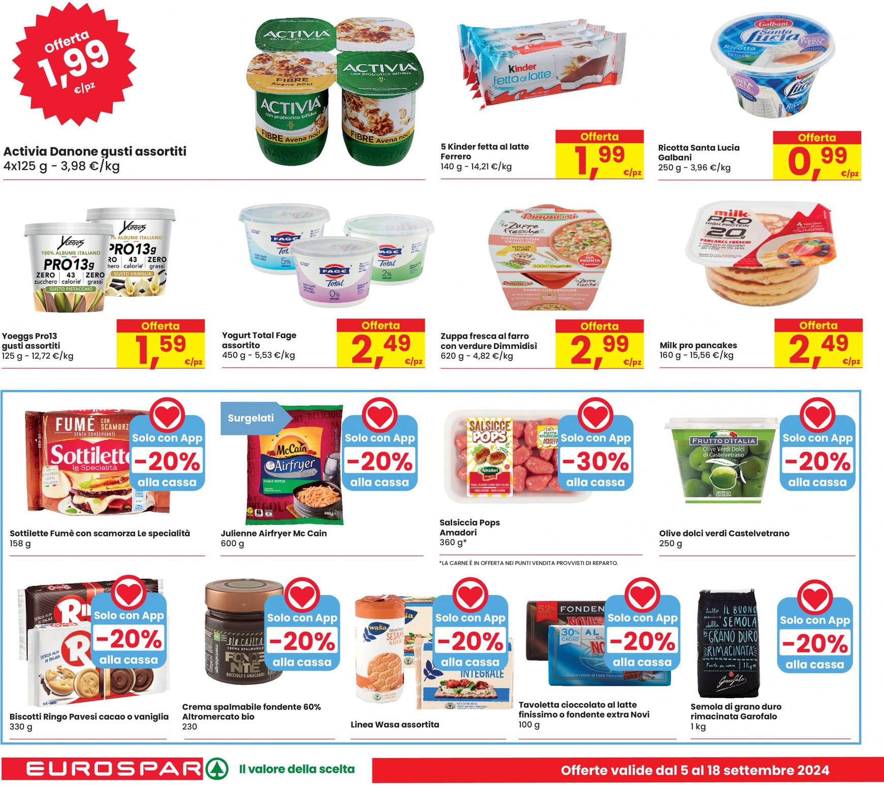 eurospar - Nuovo volantino Eurospar 05.09. - 18.09. - page: 14