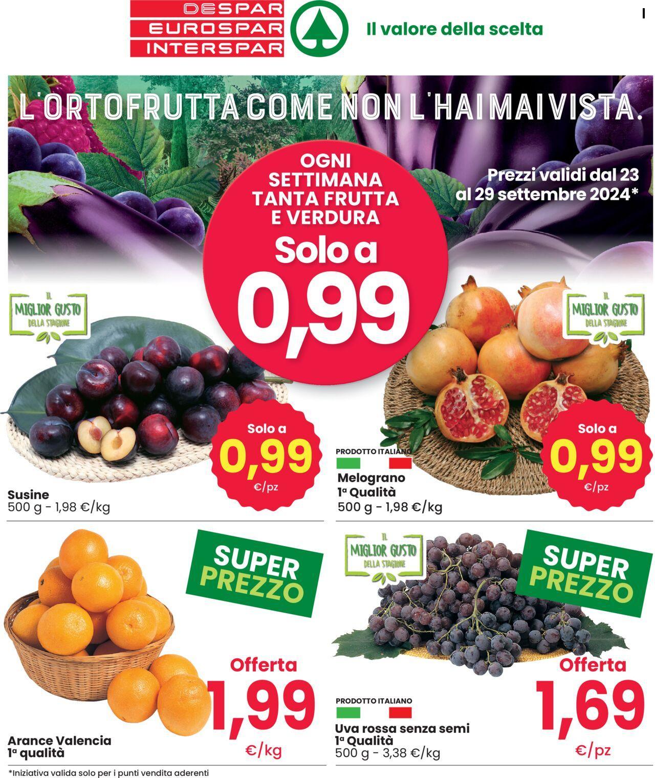 eurospar - Eurospar volantino 23/09/2024 - 29/09/2024 - page: 2