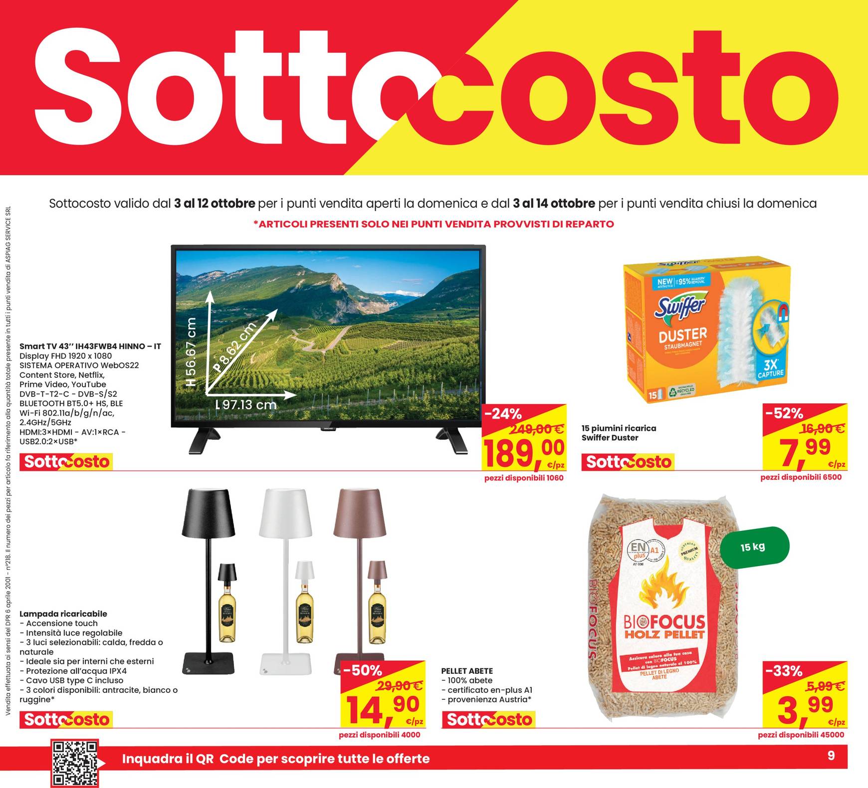 eurospar - Nuovo volantino Eurospar 03.10. - 14.10. - page: 9