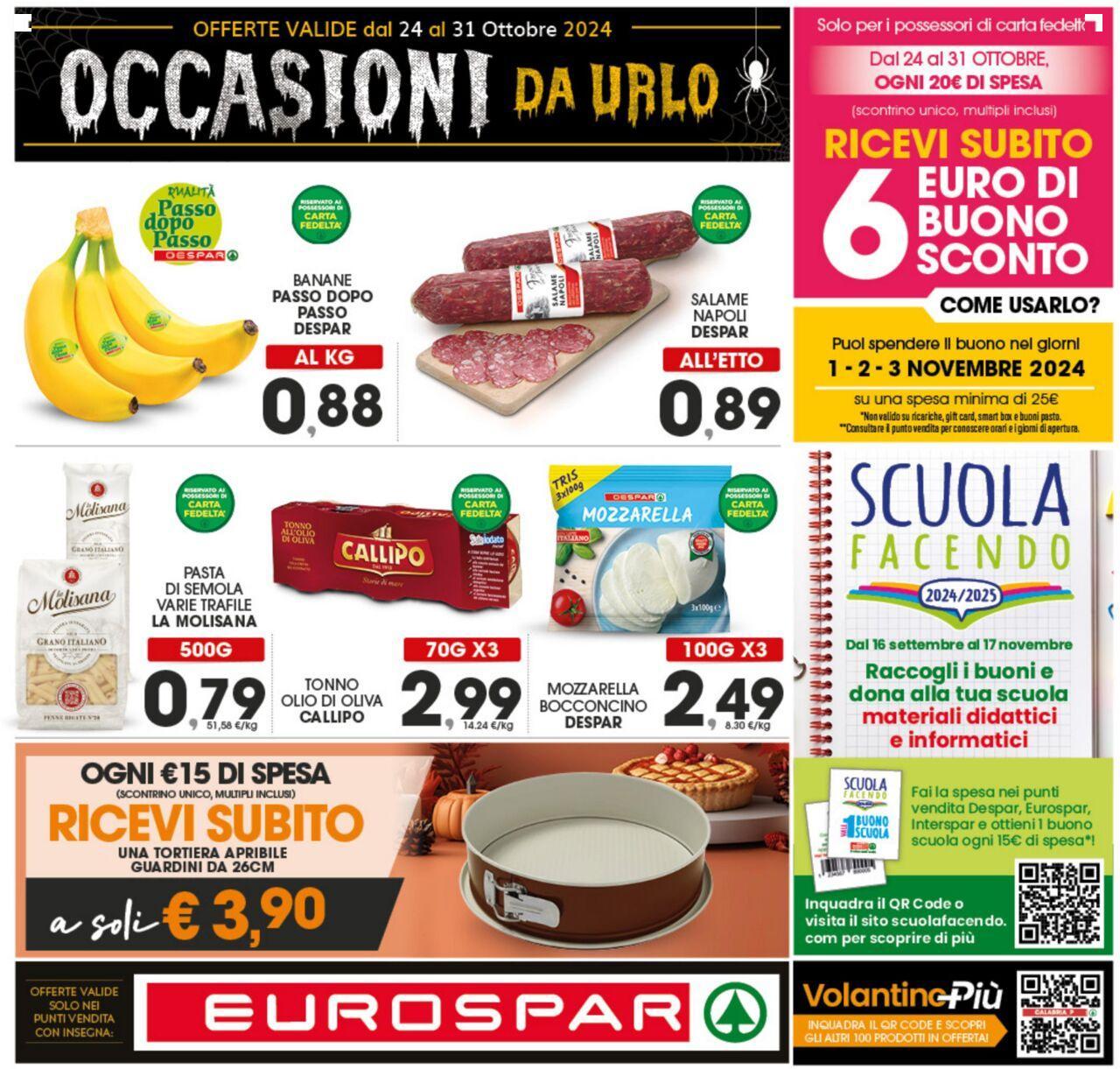 eurospar - Eurospar volantino 24/10/2024 - 31/10/2024 - page: 1