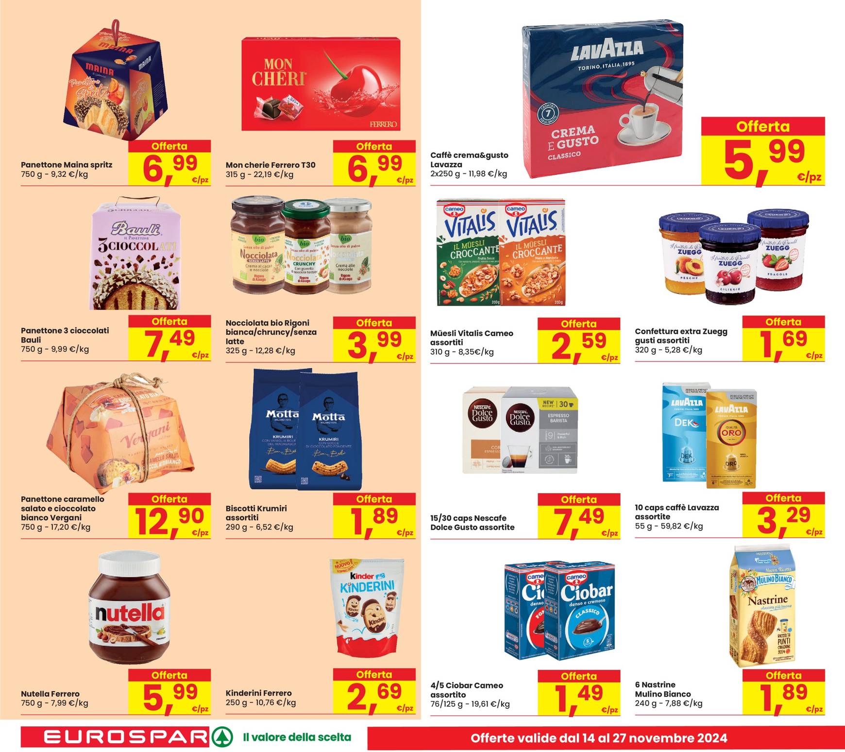 eurospar - Volantino Eurospar valido dal 14.11. al 27.11. - page: 18