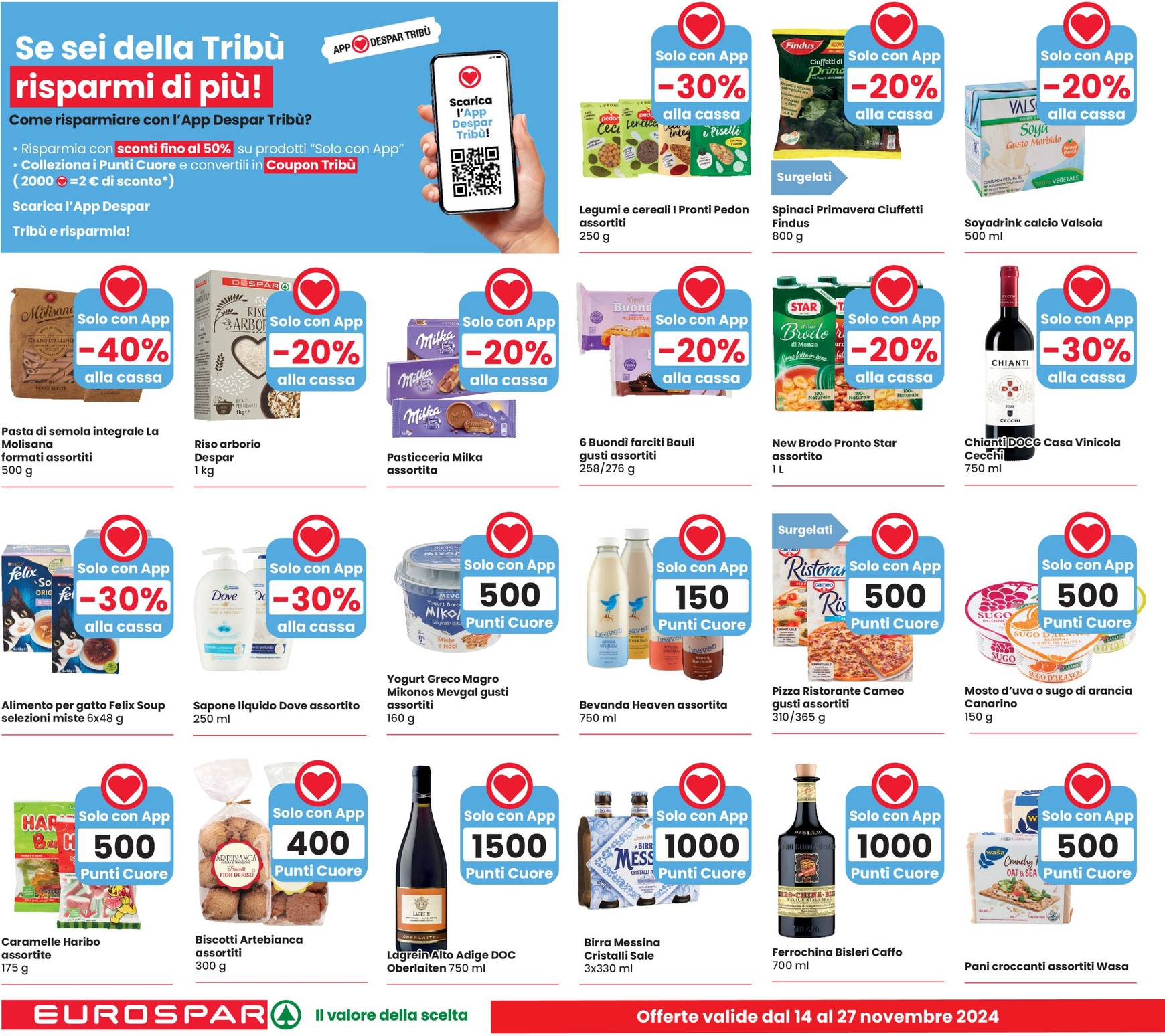 eurospar - Volantino Eurospar valido dal 14.11. al 27.11. - page: 22