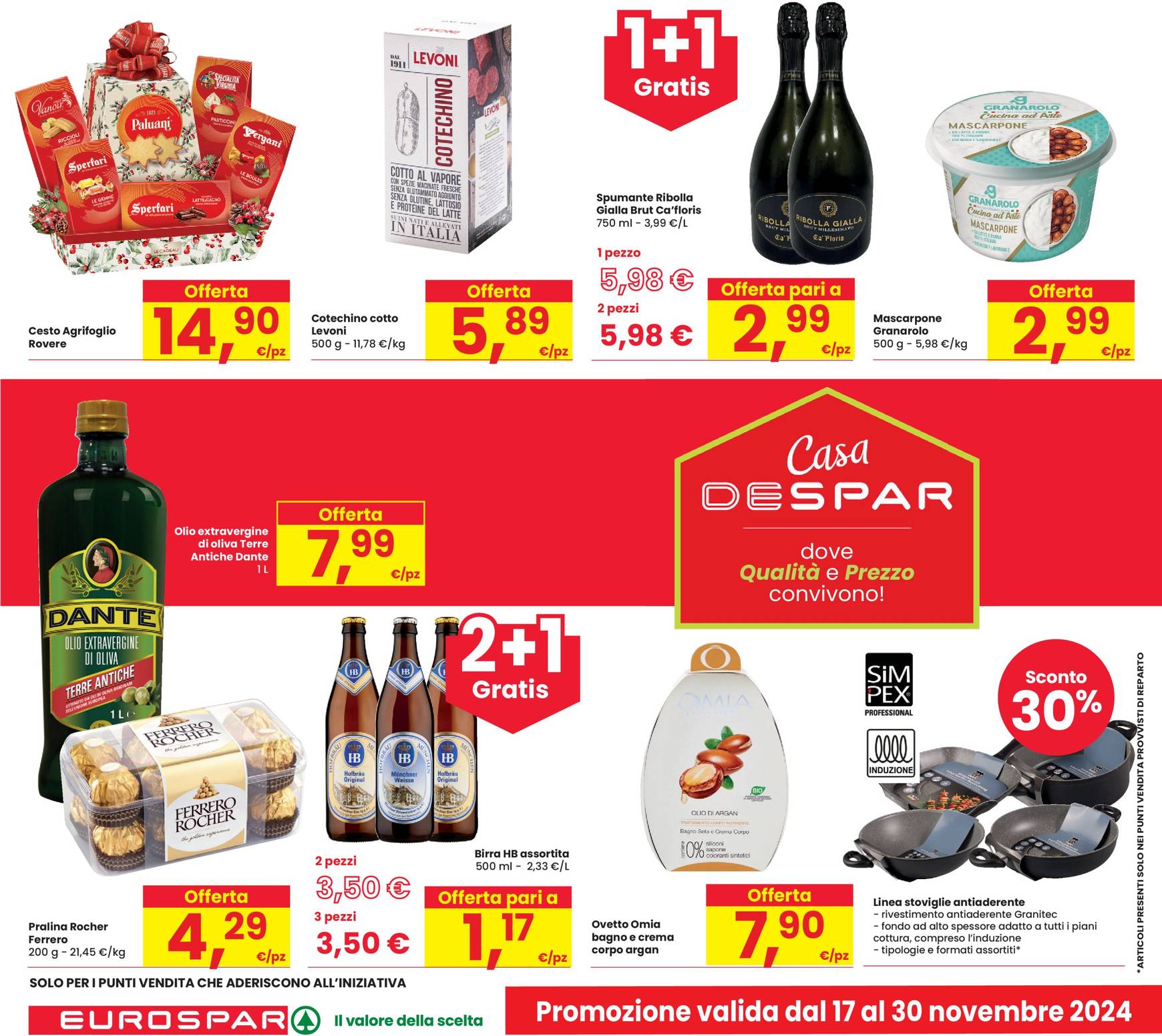 eurospar - Volantino Eurospar valido dal 14.11. al 27.11. - page: 4