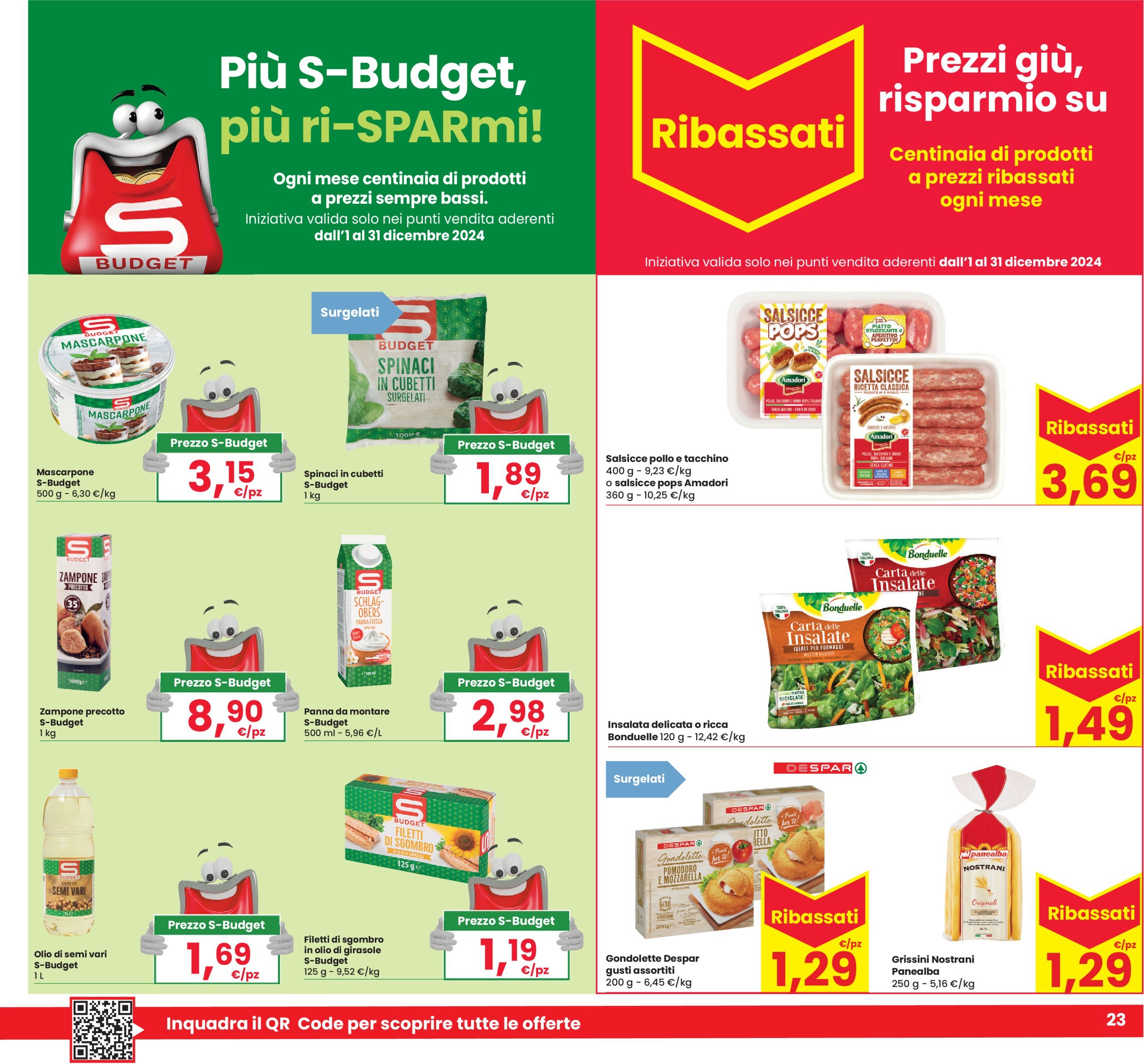 eurospar - Volantino Eurospar valido dal 12/12 al 06/01 - page: 23