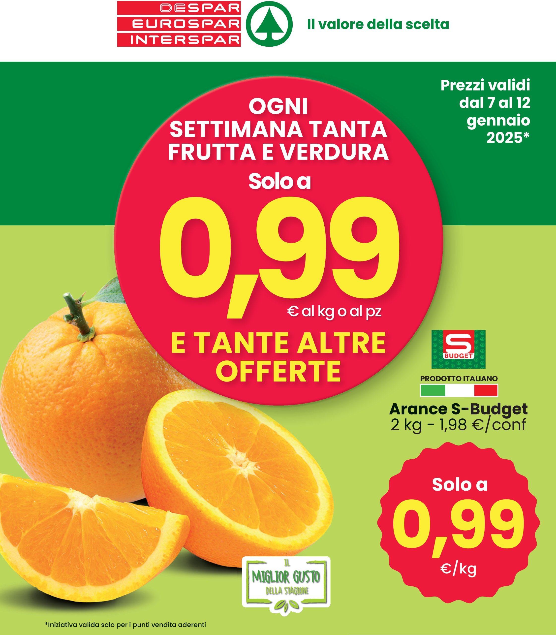 eurospar - Volantino Eurospar valido dal 07/01 al 12/01