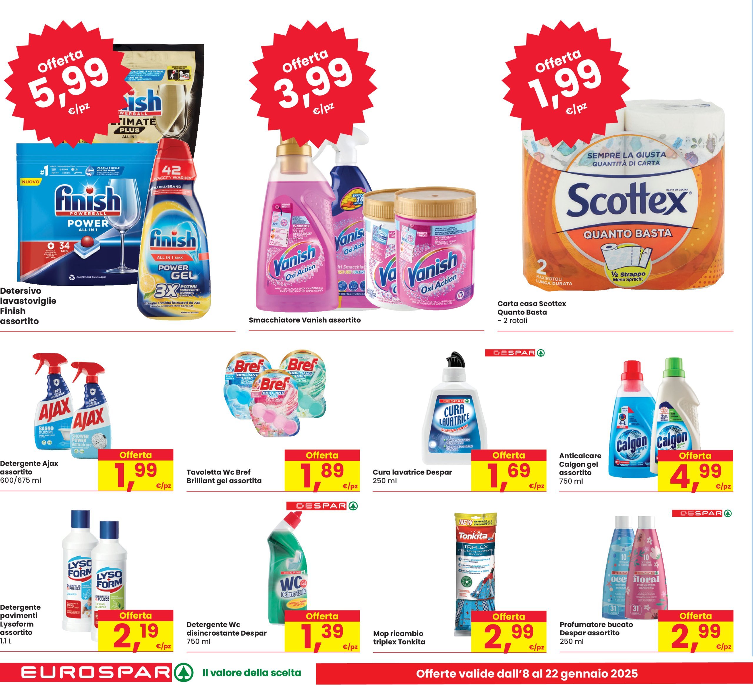 eurospar - Volantino Eurospar valido dal 08/01 al 22/01 - page: 22