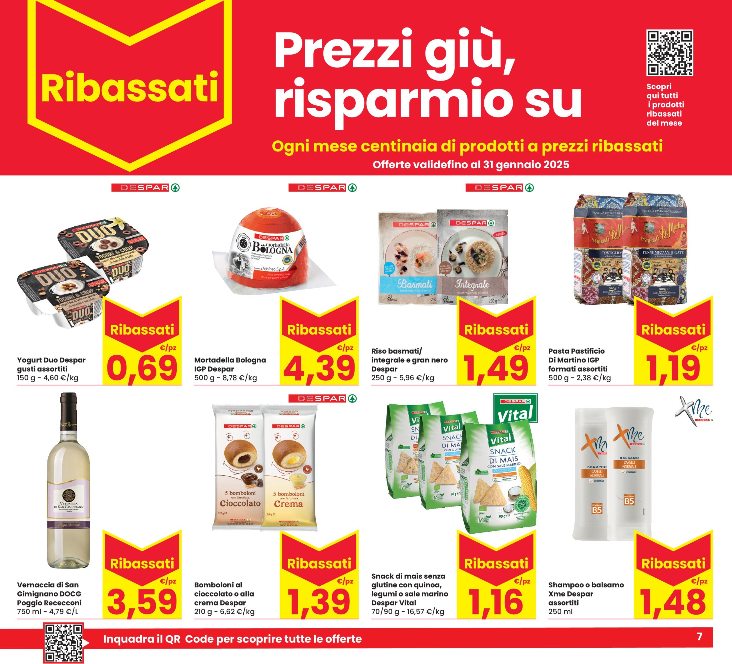 eurospar - Volantino Eurospar valido dal 08/01 al 22/01 - page: 7