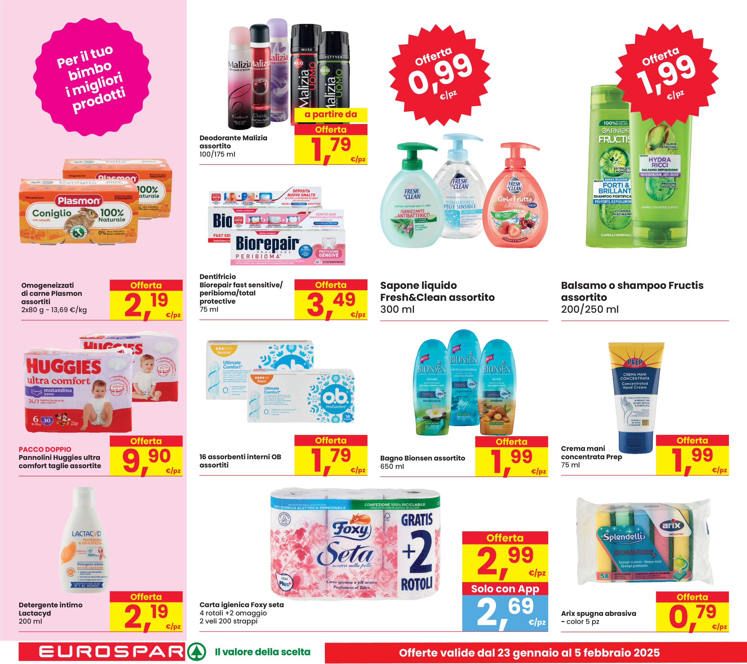 eurospar - Volantino Eurospar valido dal 23/01 al 05/02 - page: 22