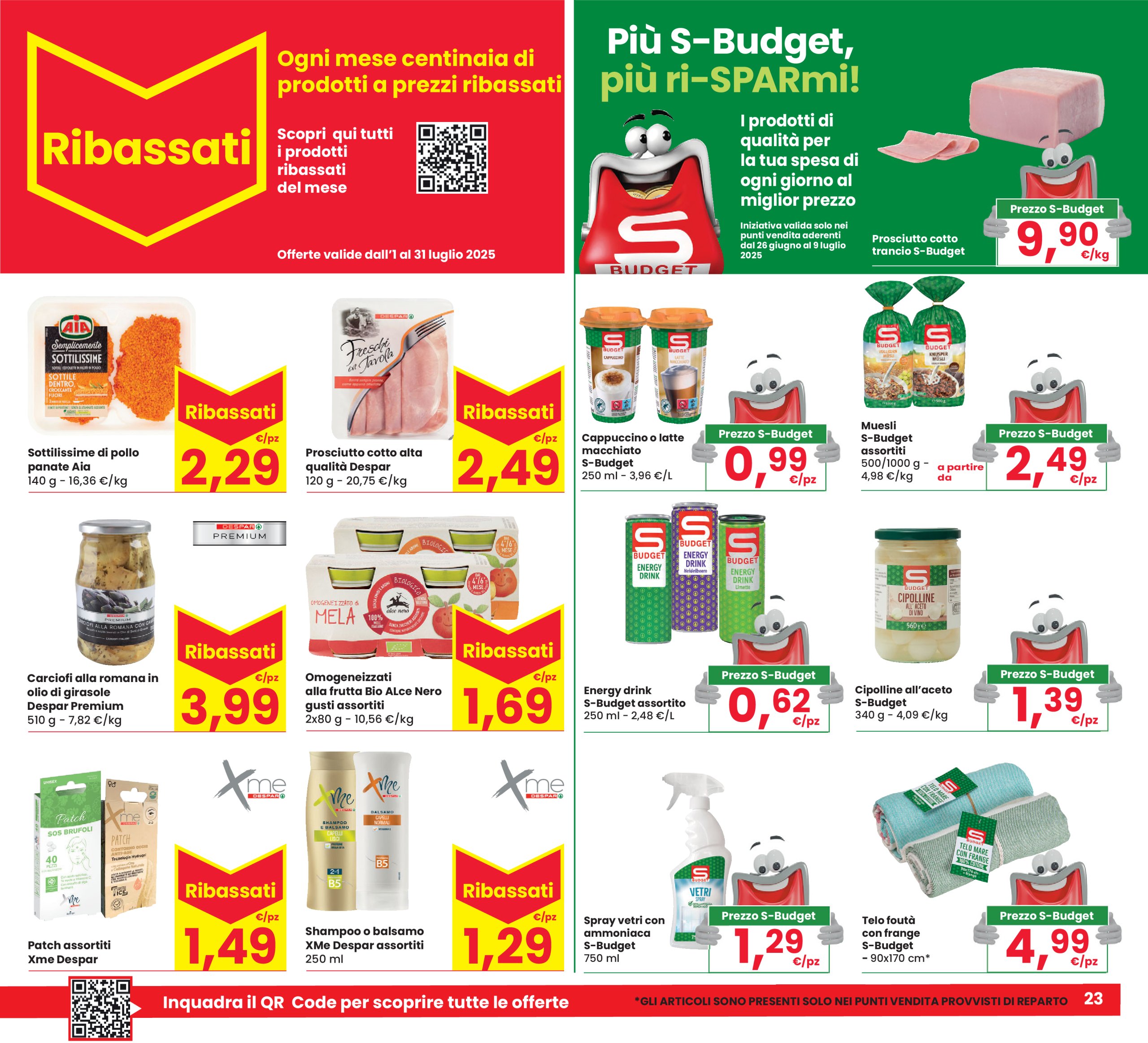 eurospar - Volantino Eurospar valido dal 26/06 al 09/07 - page: 23