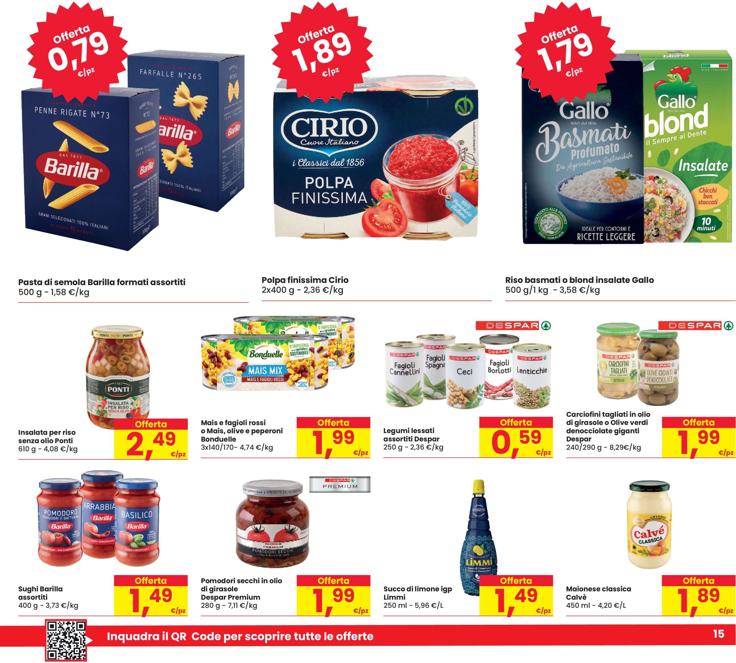 eurospar - Volantino Eurospar valido dal 26/06 al 09/07 - page: 15