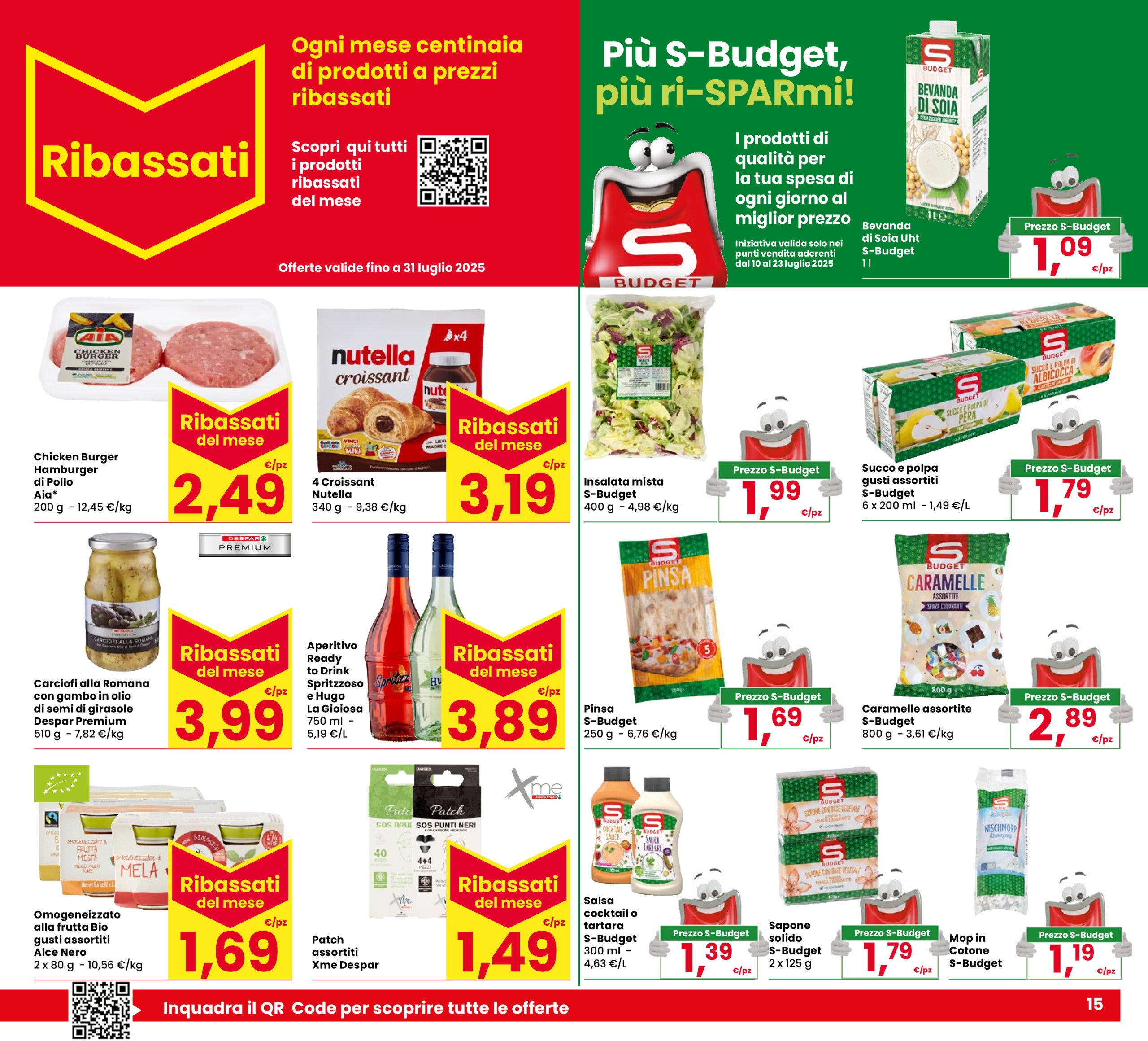 eurospar - Volantino Eurospar valido dal 10/07 al 23/07 - page: 15