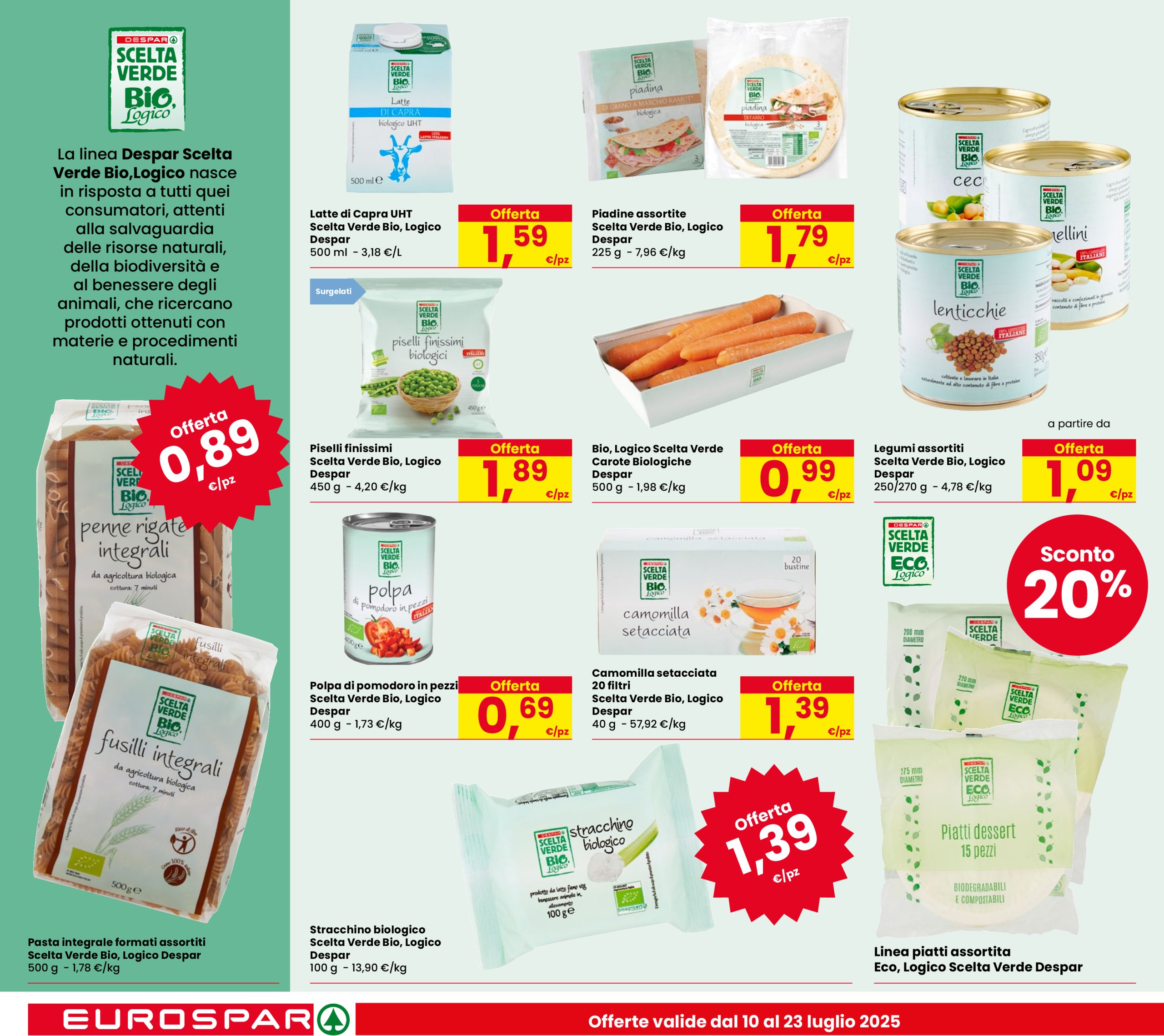eurospar - Volantino Eurospar valido dal 10/07 al 23/07 - page: 14