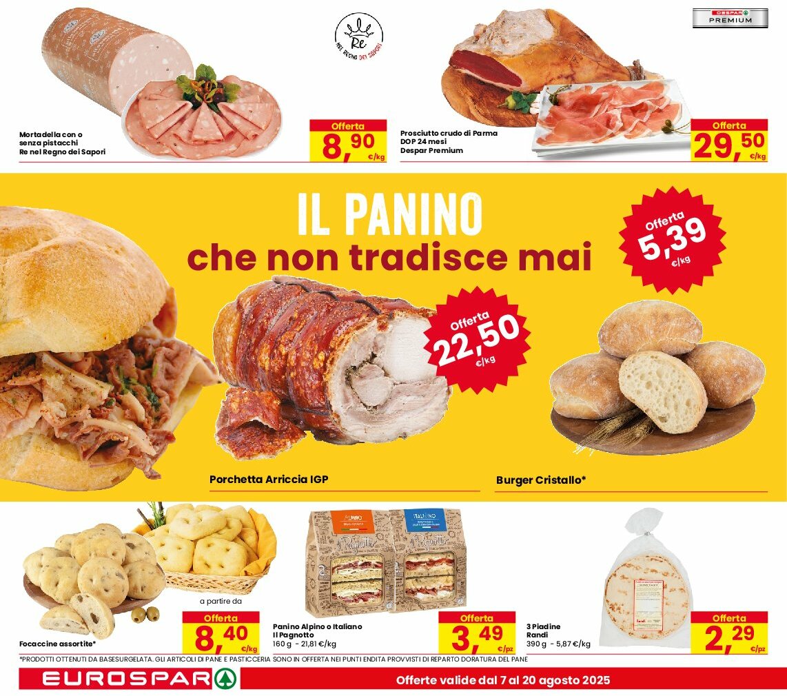 eurospar - Volantino Eurospar valido dal 07/08 al 20/08 - page: 8
