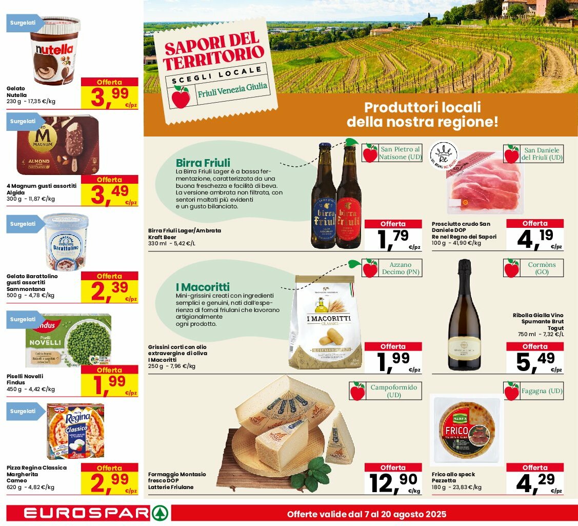 eurospar - Volantino Eurospar valido dal 07/08 al 20/08 - page: 12