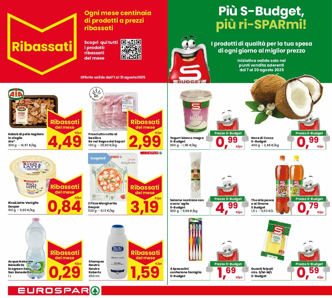 eurospar - Volantino Eurospar valido dal 07/08 al 20/08 - page: 22