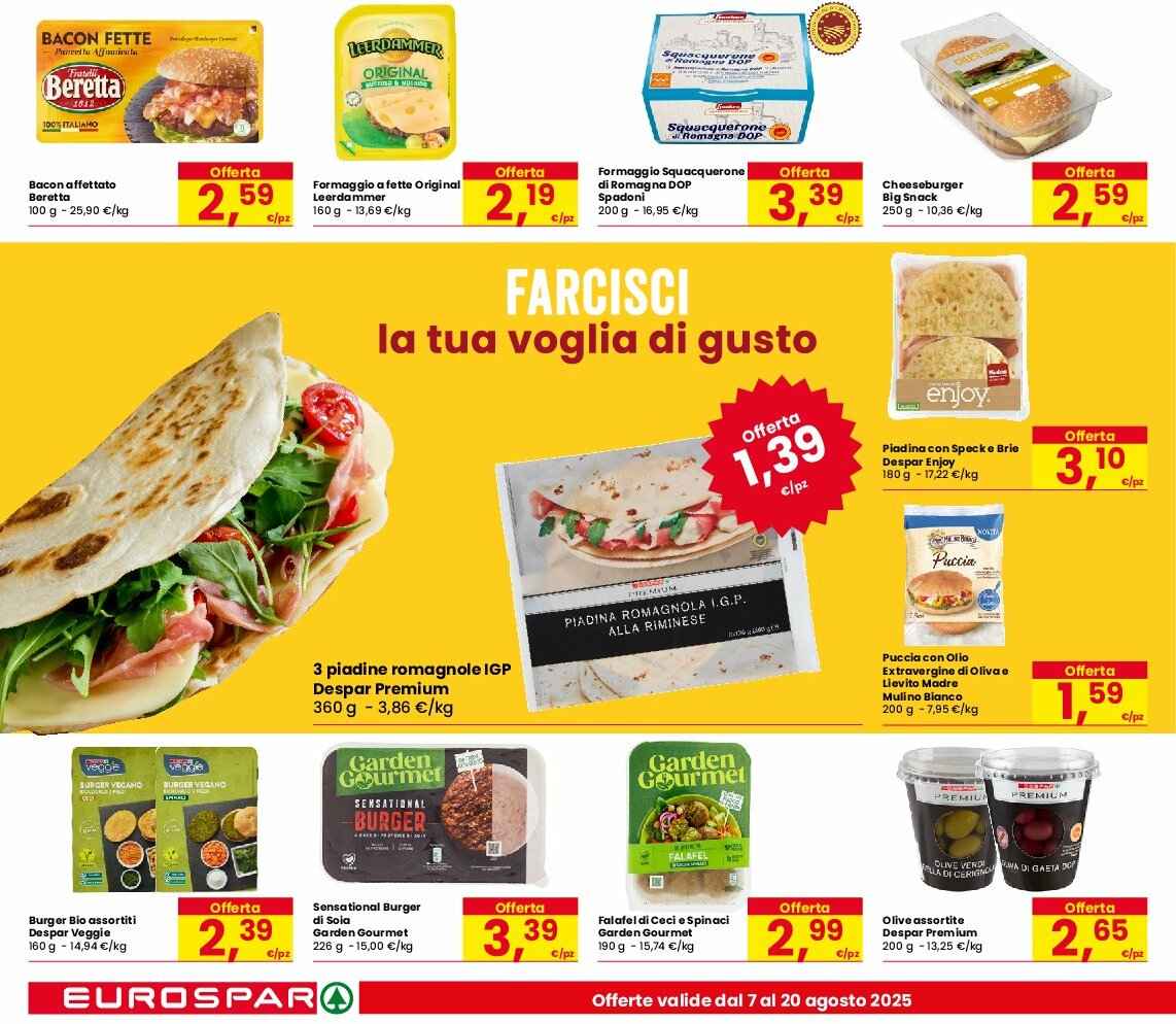eurospar - Volantino Eurospar valido dal 07/08 al 20/08 - page: 10