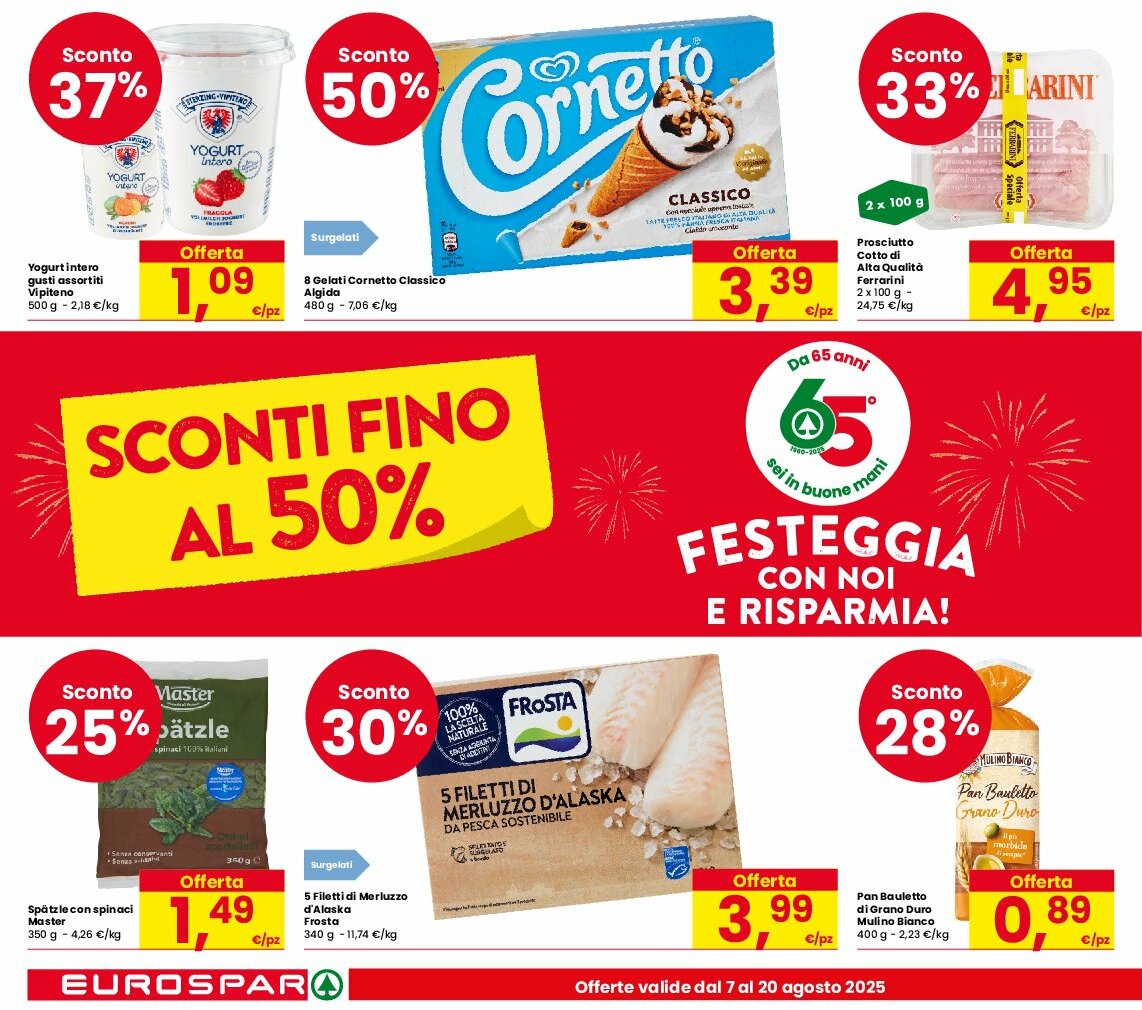 eurospar - Volantino Eurospar valido dal 07/08 al 20/08 - page: 2