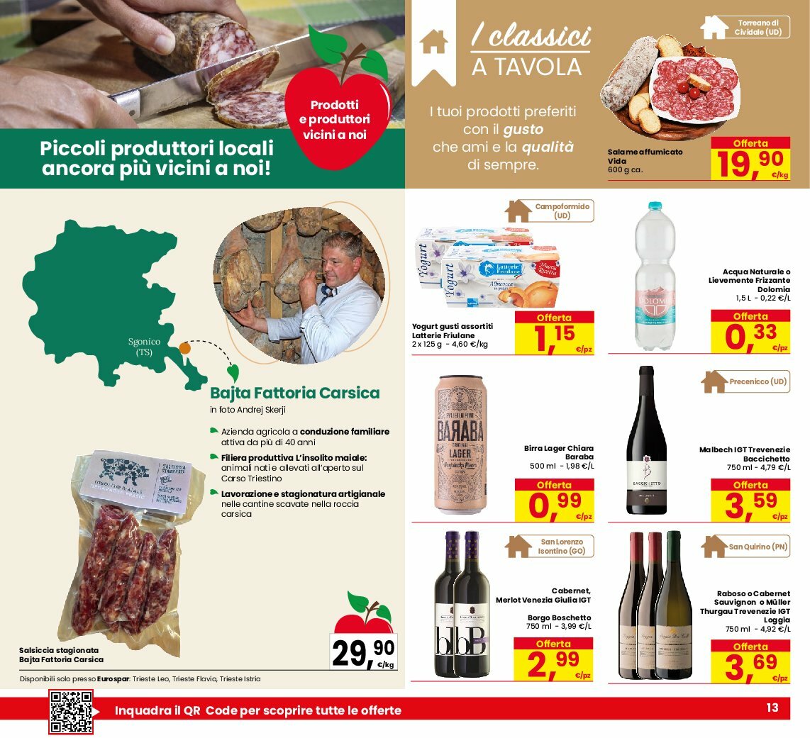 eurospar - Volantino Eurospar valido dal 07/08 al 20/08 - page: 13