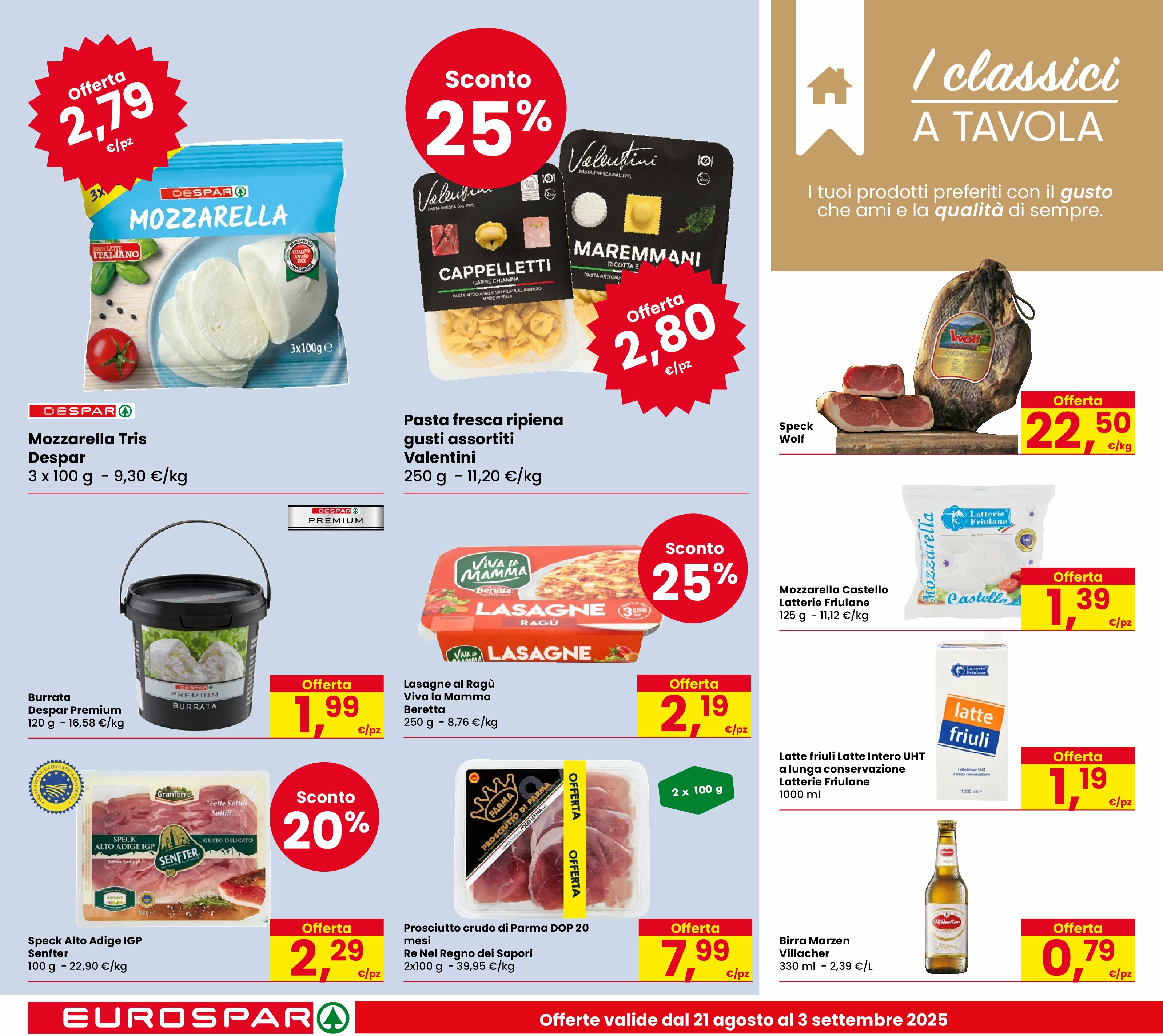 eurospar - Volantino Eurospar valido dal 21/08 al 03/09 - page: 12