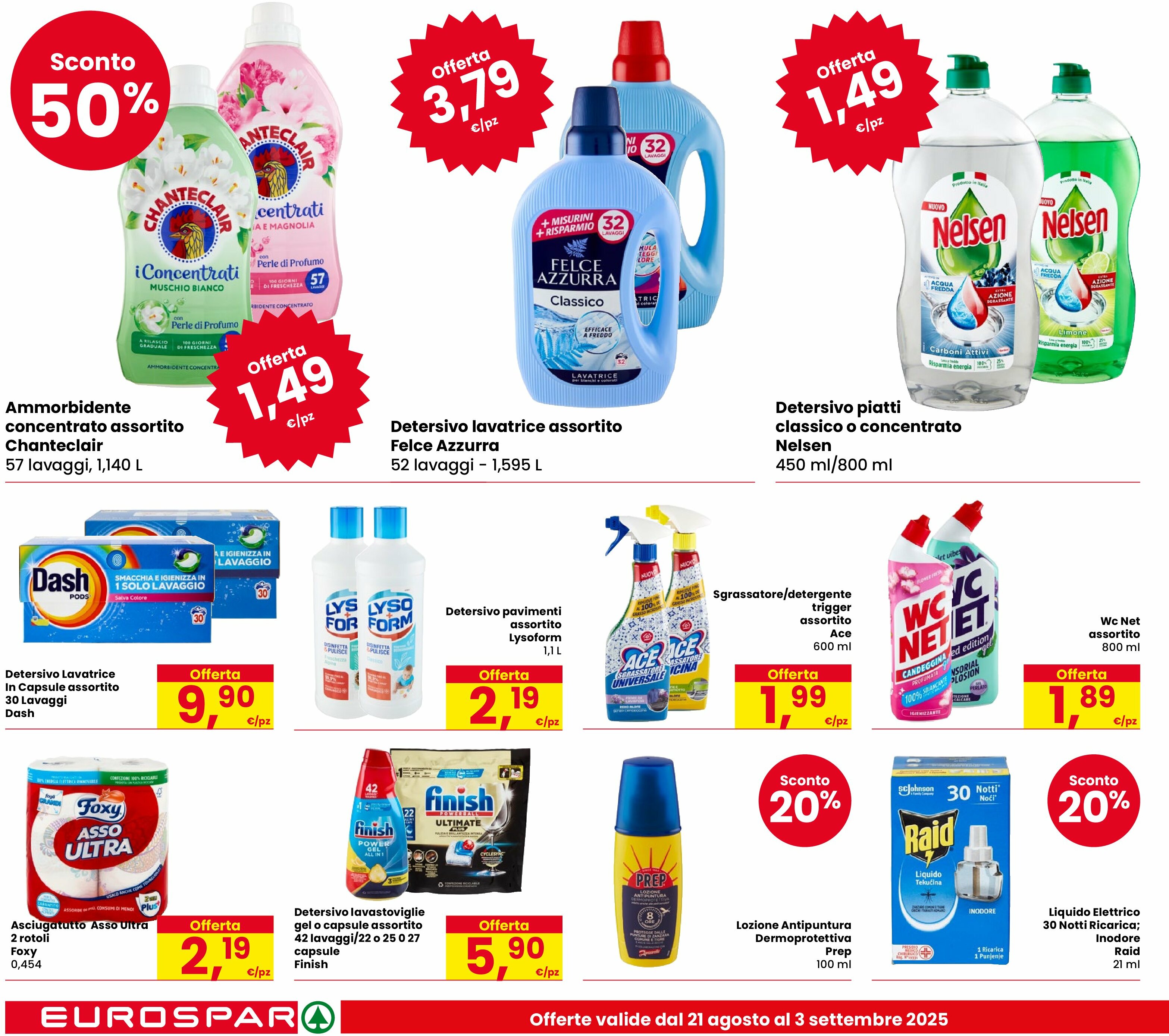 eurospar - Volantino Eurospar valido dal 21/08 al 03/09 - page: 20