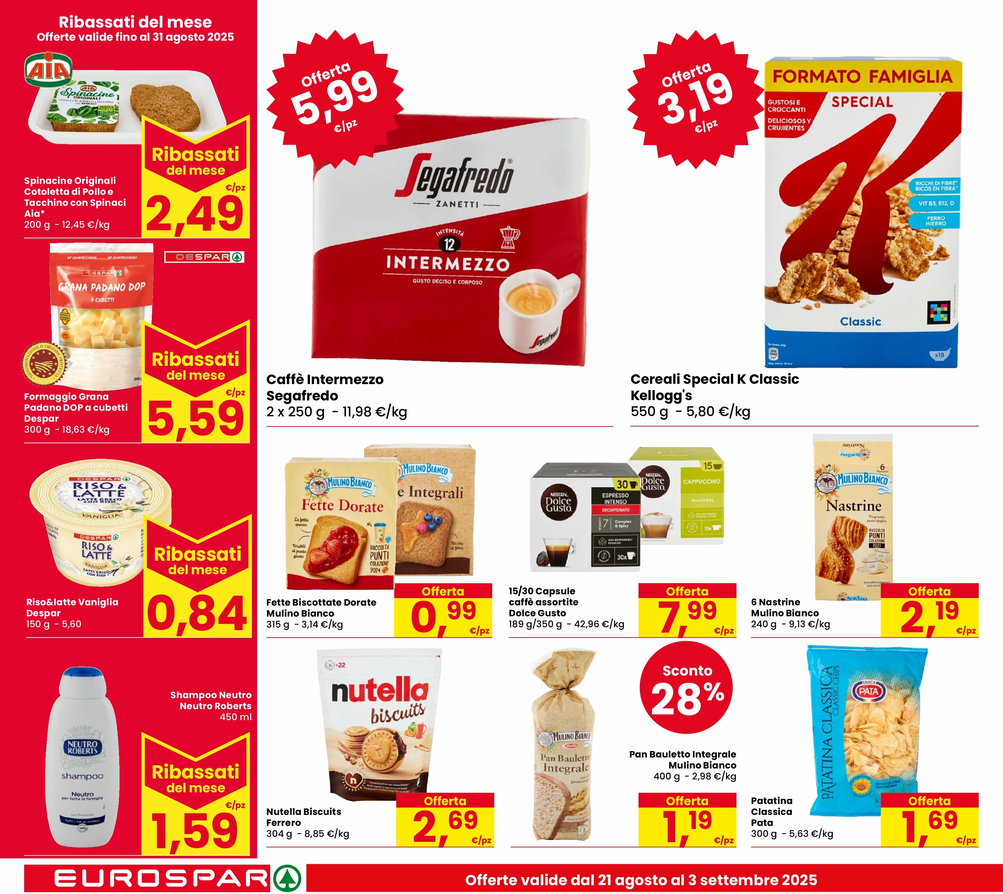 eurospar - Volantino Eurospar valido dal 21/08 al 03/09 - page: 14